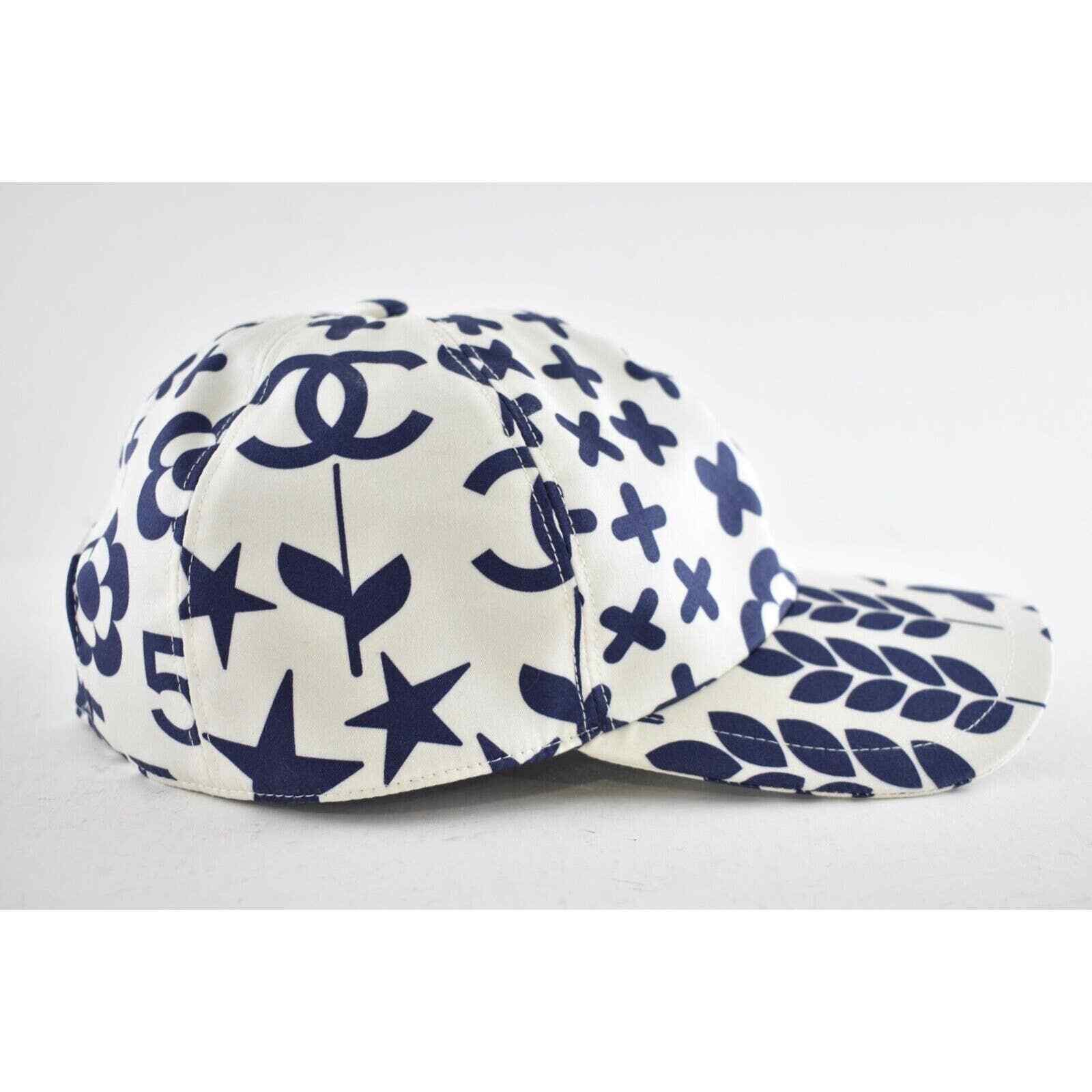 Chanel Chanel Graffiti CC Silver Logo Baseball Cap Curved Peak Hat Size ONE SIZE - 7 Thumbnail