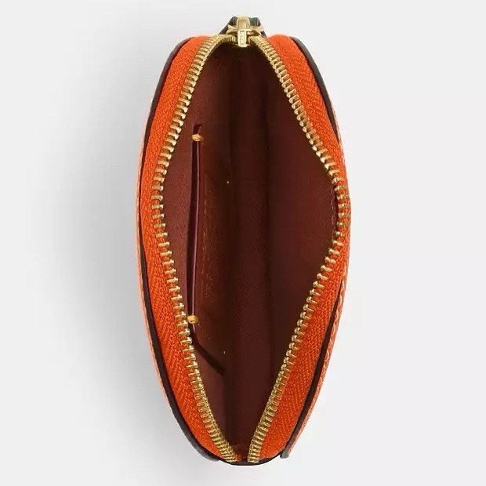 Coach NWT Coach Circle Orange Coin Case CAN29 Spice Orange Size ONE SIZE - 6 Thumbnail