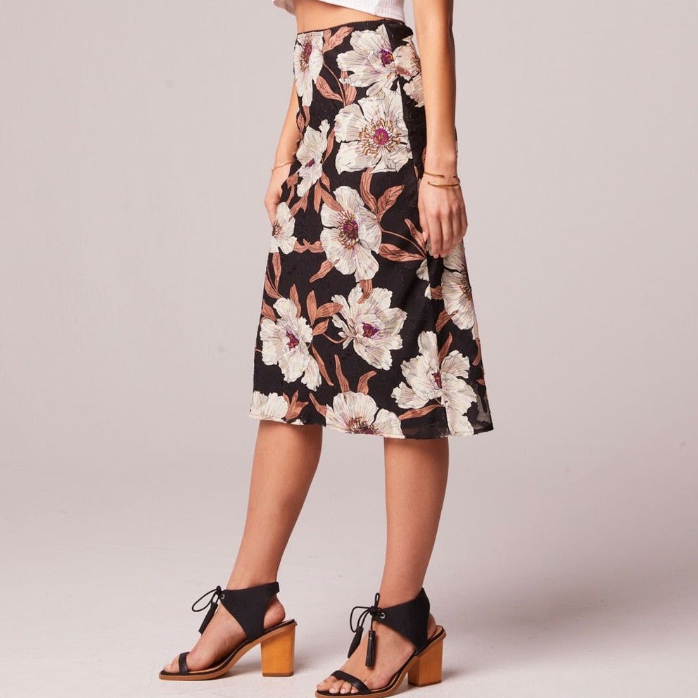 Other NWT B.O.G. Band of the Free Rho Floral Slip Skirt Sz. M Size 30" / US 8 / IT 44 - 3 Thumbnail