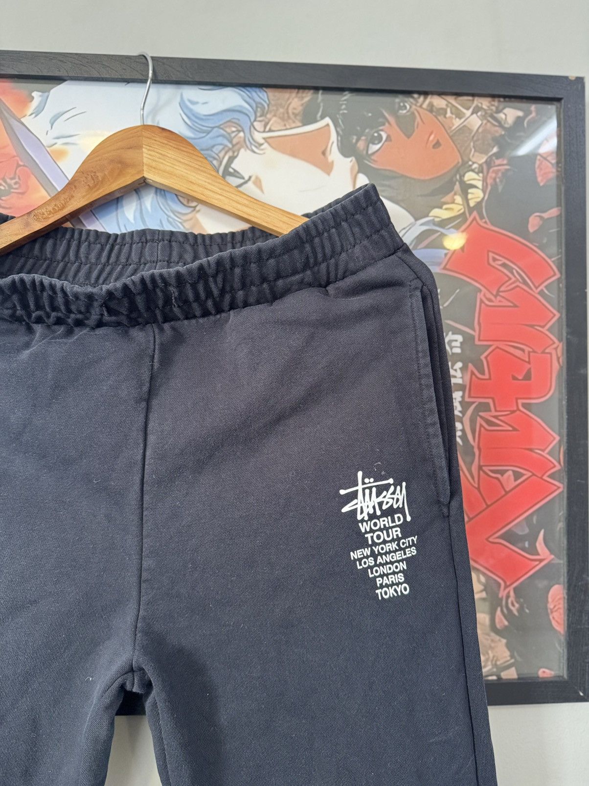 Stussy Stussy Sweat Pants - Size S-M Size US 30 / EU 46 - 2 Thumbnail