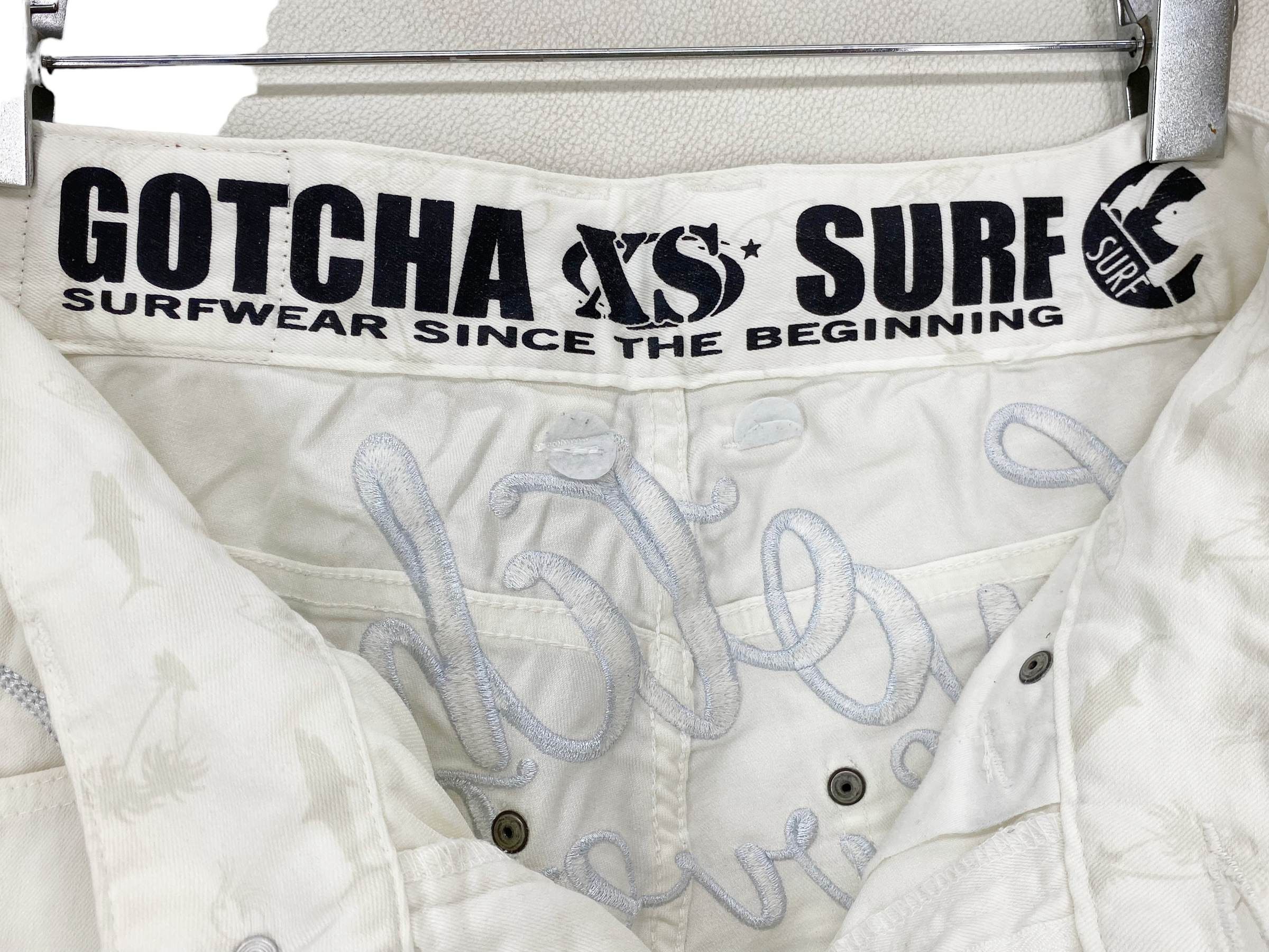 Gotcha Gotcha Spell Out Denim Jeans Surf Jeans Embellished Pant Size US 31 - 5 Thumbnail