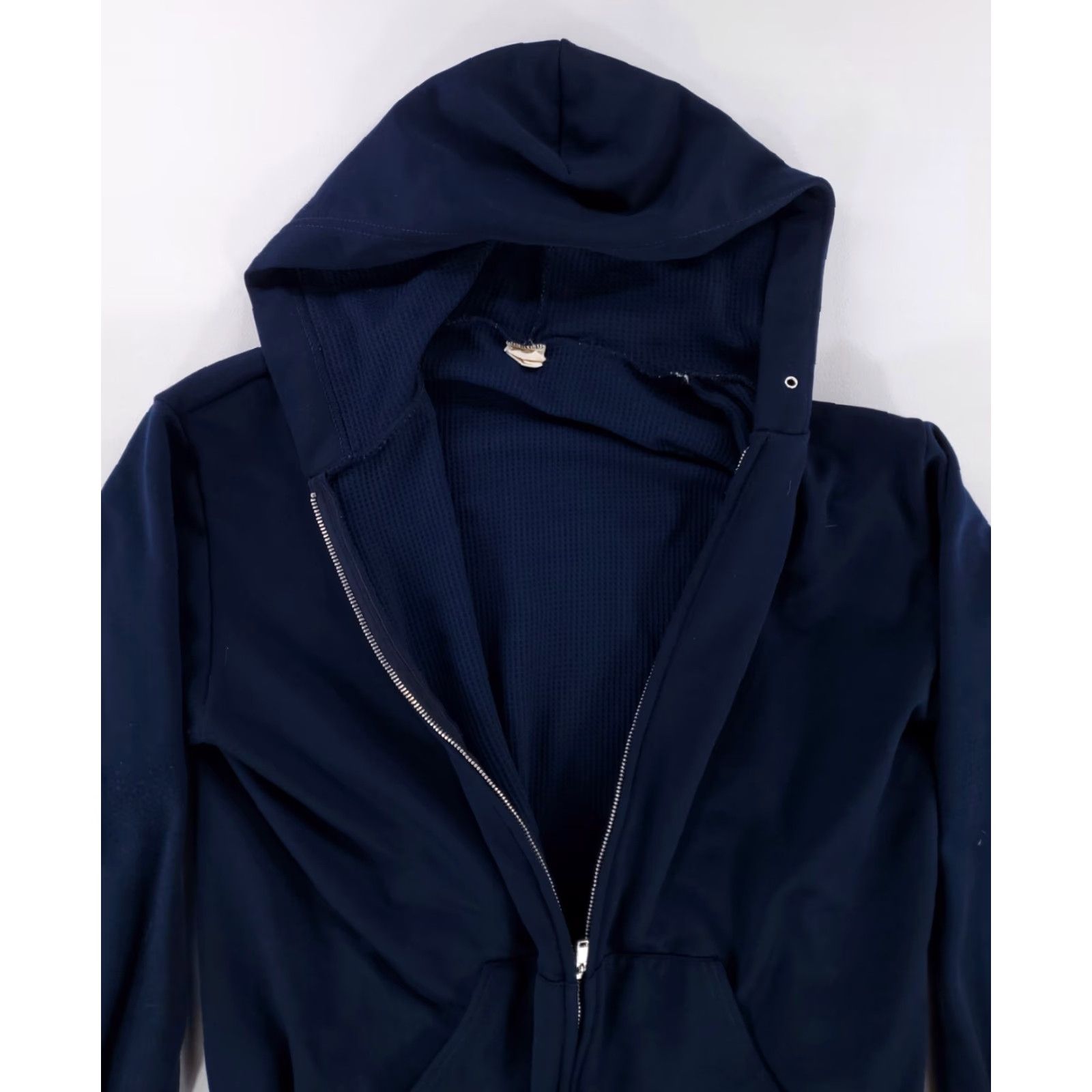 Vintage VINTAGE Sportswear Full Zip Hoodie Jacket Blue XL Mens Thermal Lined 80s 90s Windbreaker Jacket Size US XL / EU 56 / 4 - 4 Thumbnail