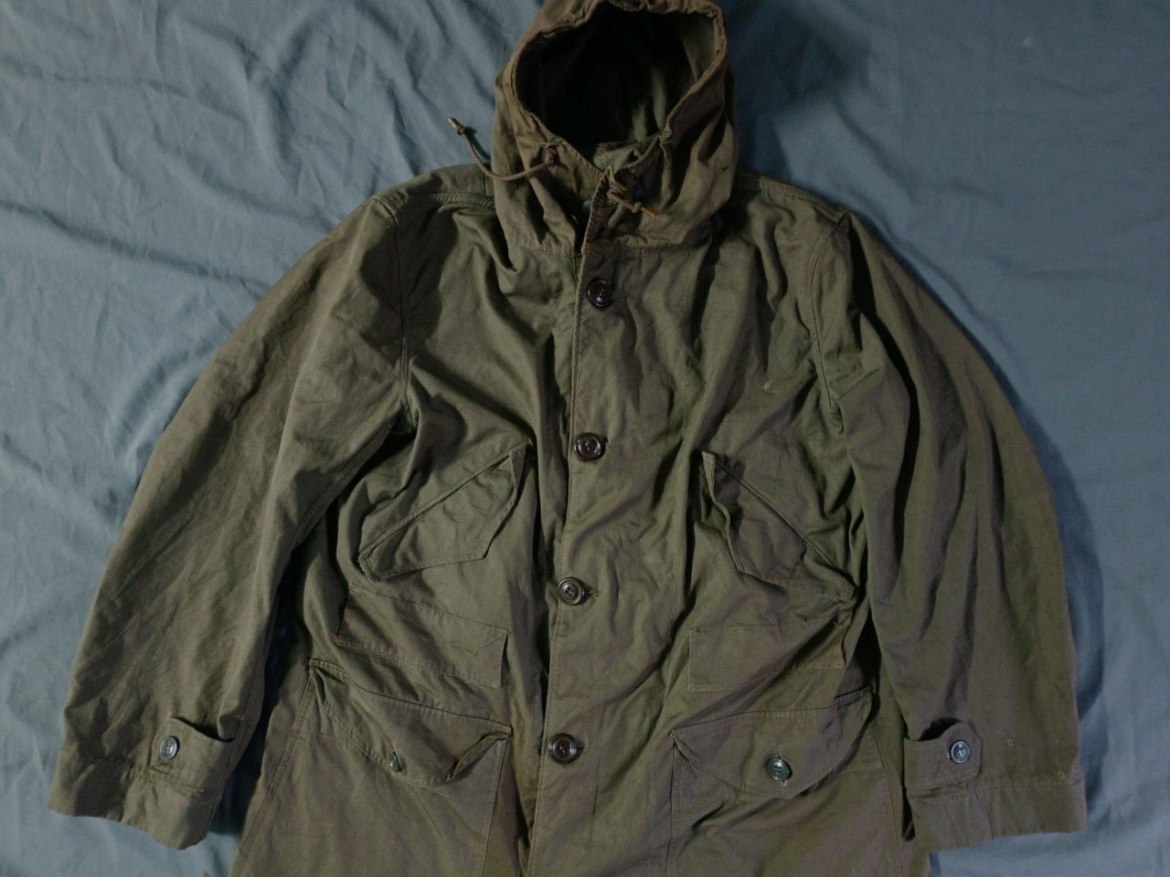 Other Vintage 50s USAF M47 WW2/Korean War Cold Weather Parka Size US XL / EU 56 / 4 - 3 Thumbnail