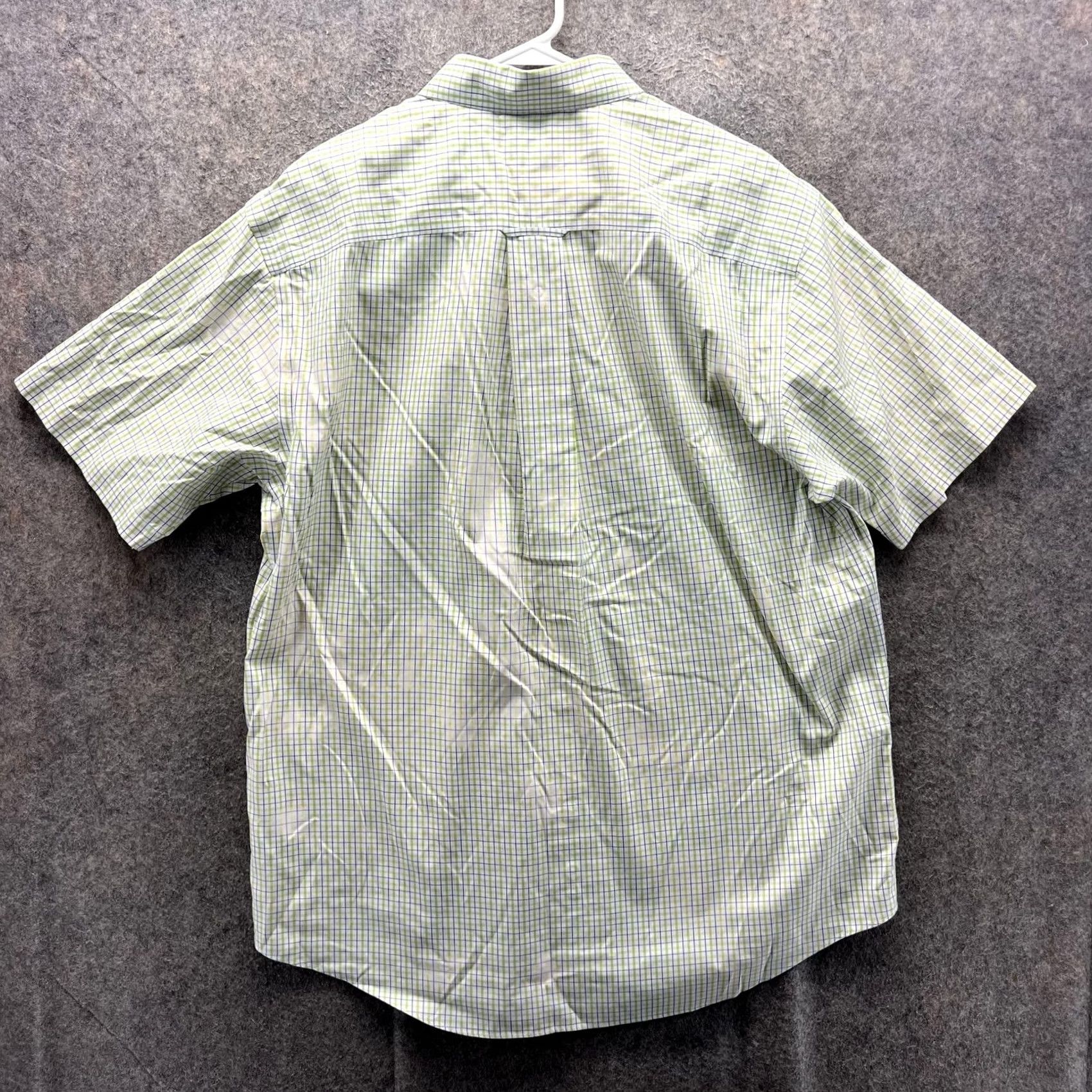 Orvis Orvis Shirt Mens Large Green Check Short Sleeve Button Front Casual Woven Size US L / EU 52-54 / 3 - 2 Thumbnail