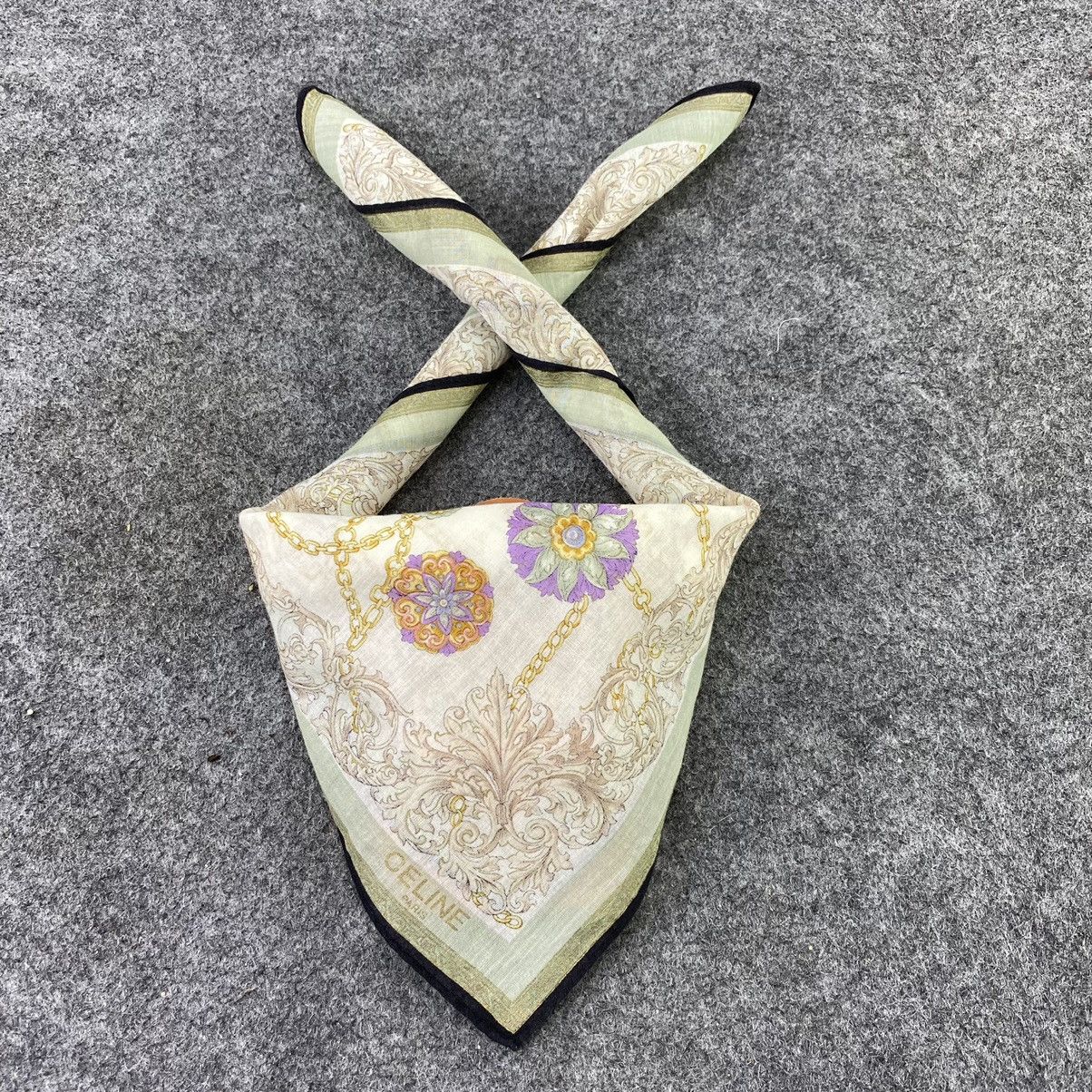 Celine × Vintage Celine Handkerchief / Bandana / Neckerchief-B483 Size ONE SIZE - 2 Thumbnail