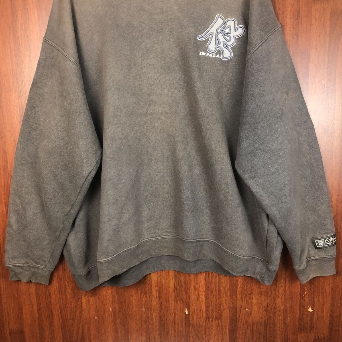 Chance The Rapper Impala vintage Grey Faded Sweatshirt #7499 Size US XXL / EU 58 / 5 - 7 Thumbnail