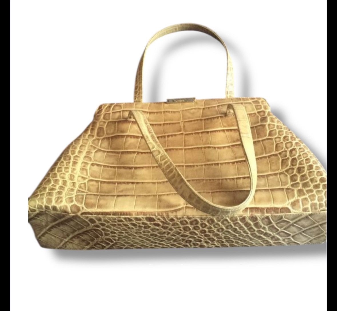 Other Vintage crocodile leather cream tote bag Size ONE SIZE - 2 Thumbnail