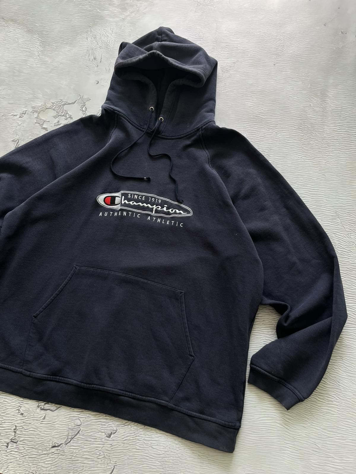 Champion Champion Since 1919 Authentic Athletic Vintage Blue Hoodie Size US XXL / EU 58 / 5 - 1 Thumbnail