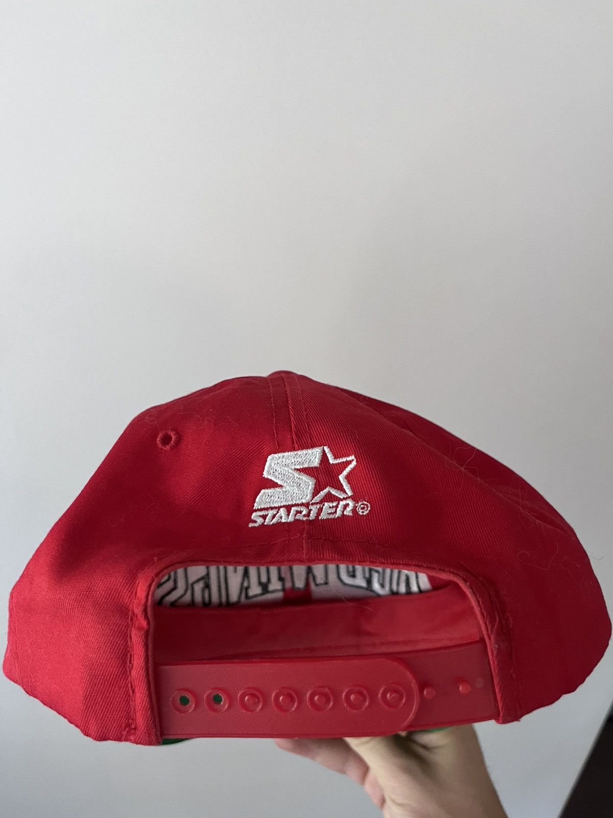 Starter Vintage Detroit Red Wings Starter Script Arch Logo Snapback Size ONE SIZE - 3 Thumbnail