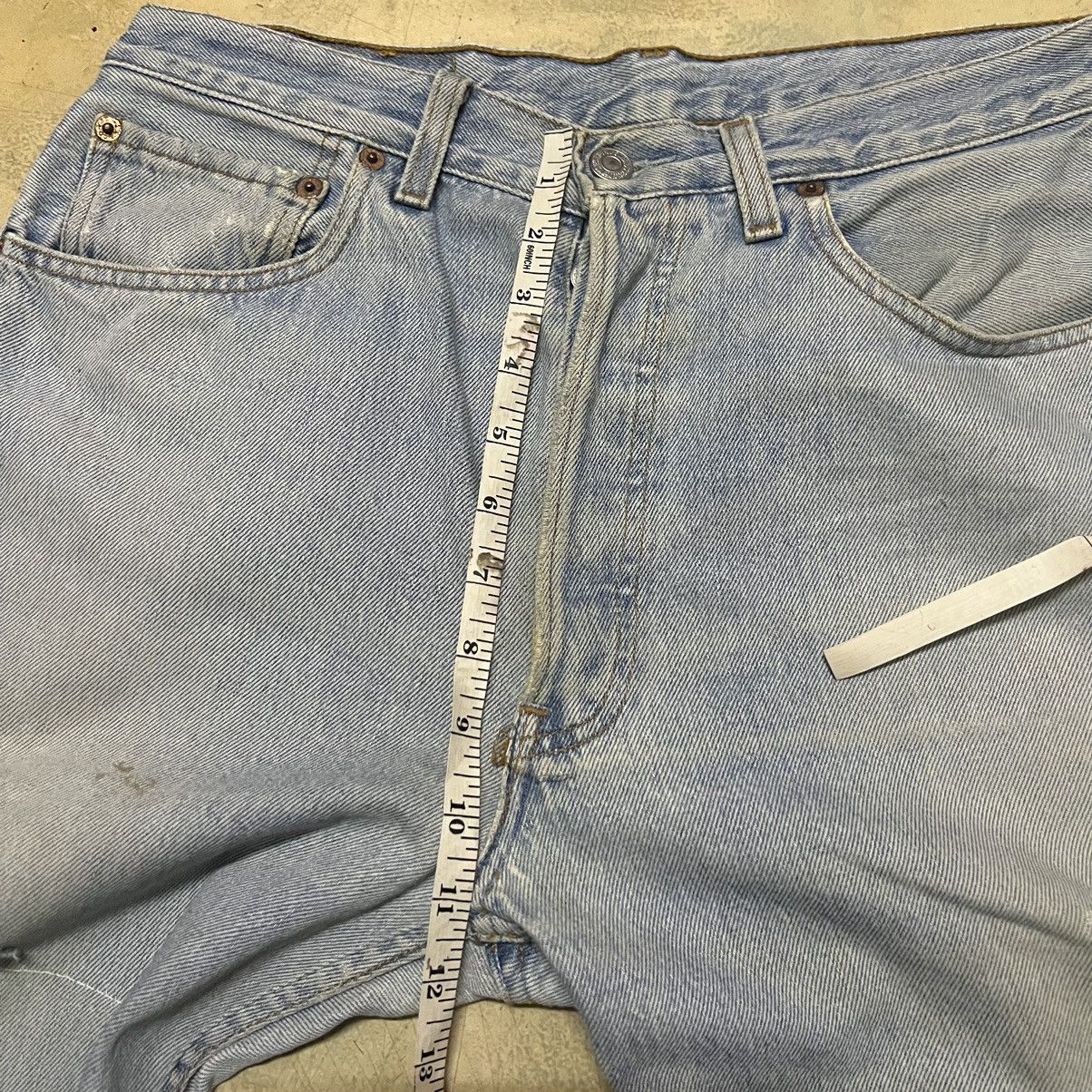 Levi's Vintage Distressed Levis 501 Denim Jeans Size US 31 - 13 Thumbnail