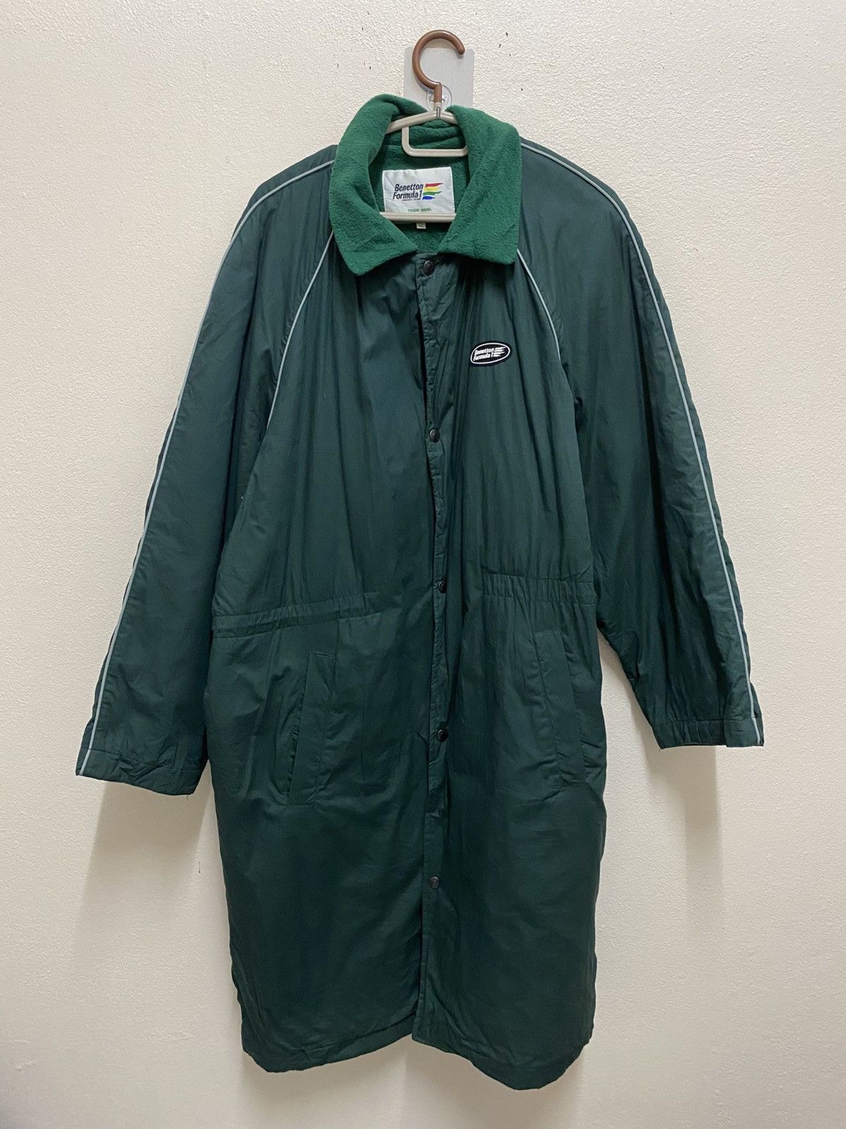 Benetton 90s Benetton F1 Racing Team Sideline Bench Parka Size US L / EU 52-54 / 3 - 2 Thumbnail