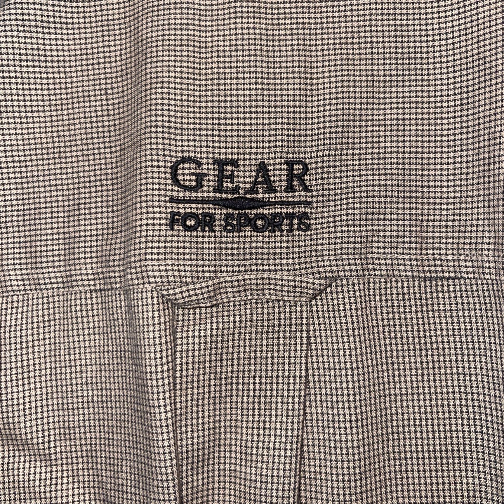 Vintage Gear For Sports Men's Shirt XXL Long Sleeve Button-Up Tan Brown Check Shirt Size US XXL / EU 58 / 5 - 7 Thumbnail