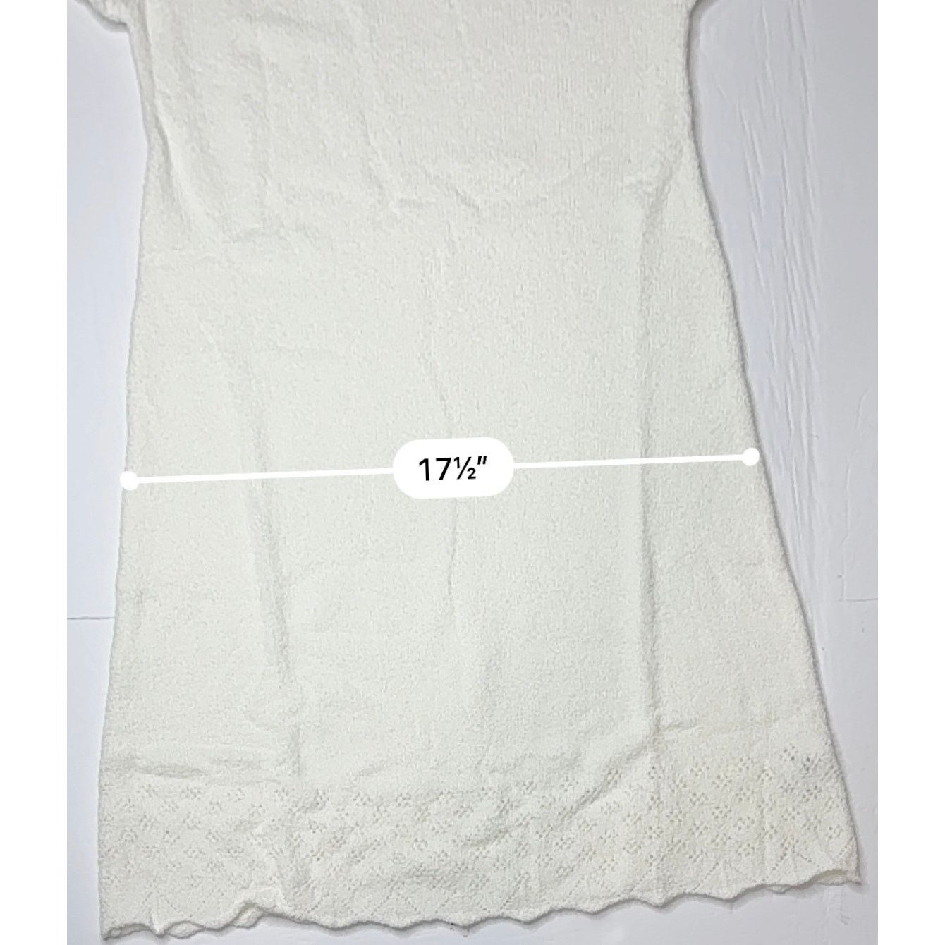 Other Rumored Vermont Mini Dress White MEDIUM Sweater NWT Size M / US 6-8 / IT 42-44 - 5 Thumbnail