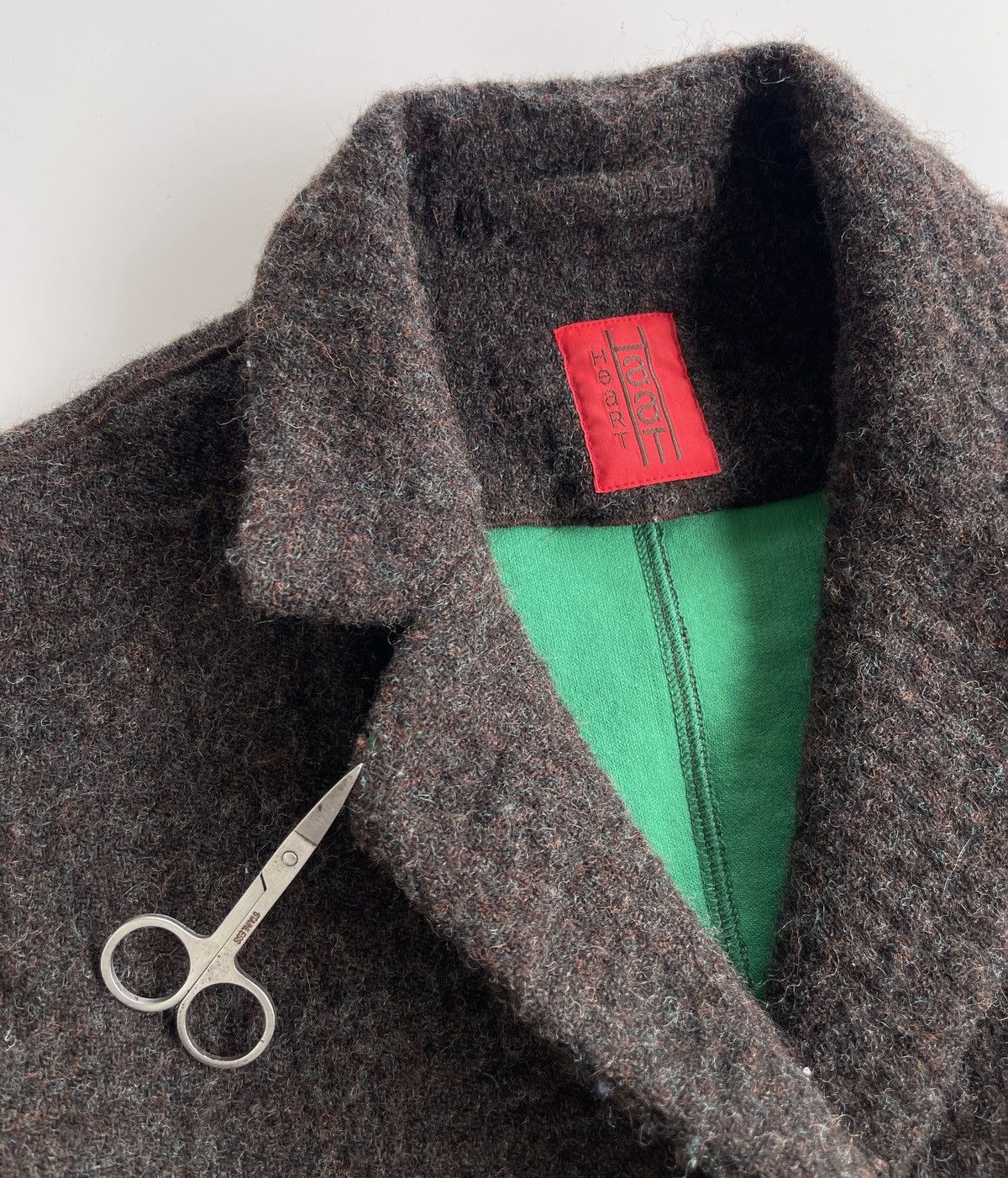 Issey Miyake Issey Miyake Heart Haat Wool Longcoat Size S / US 4 / IT 40 - 6 Thumbnail