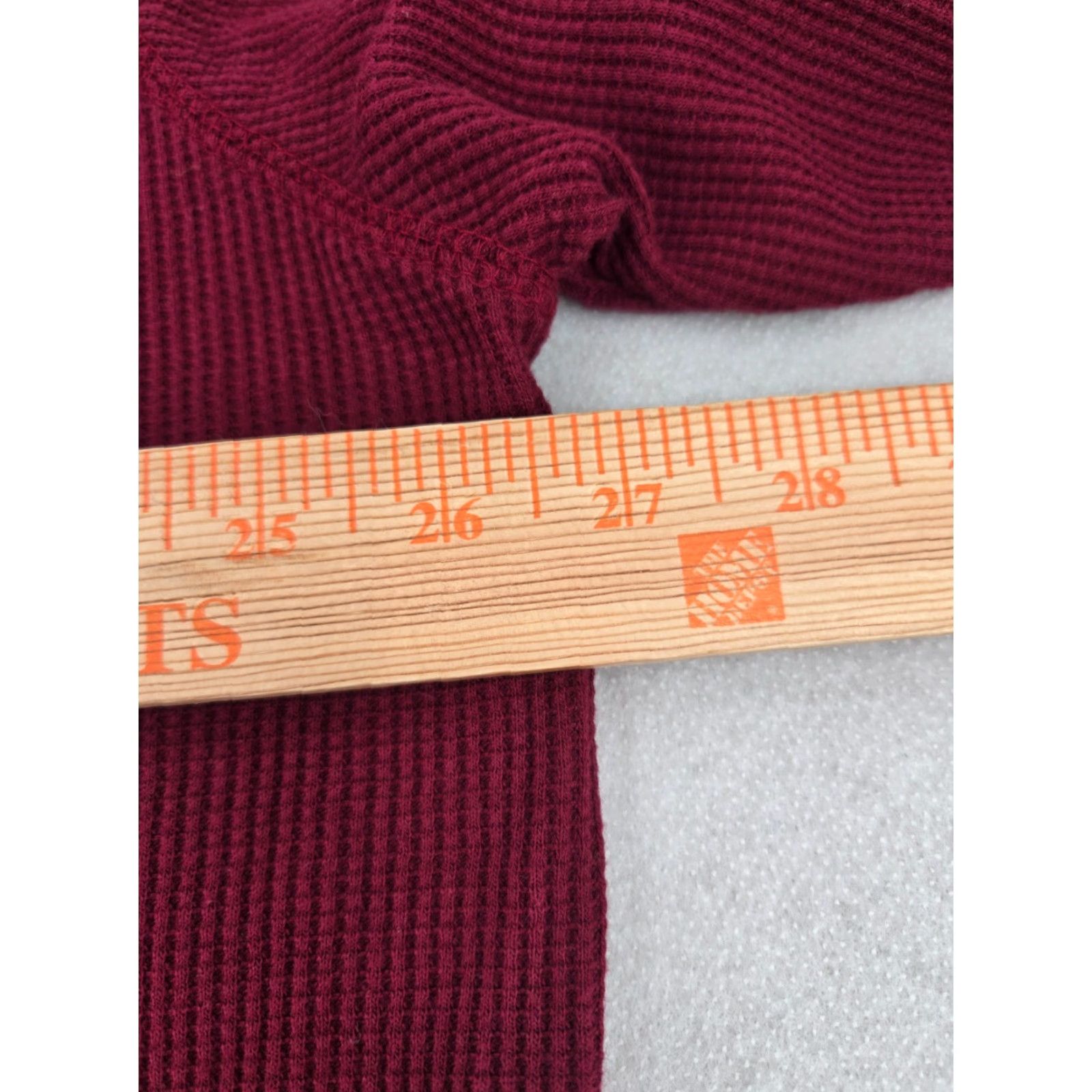 Vintage Boulder Creek Henley Shirt 2XLT Red Thermal Pocket Long Sleeve Outdoor Men Size US XXL / EU 58 / 5 - 7 Thumbnail
