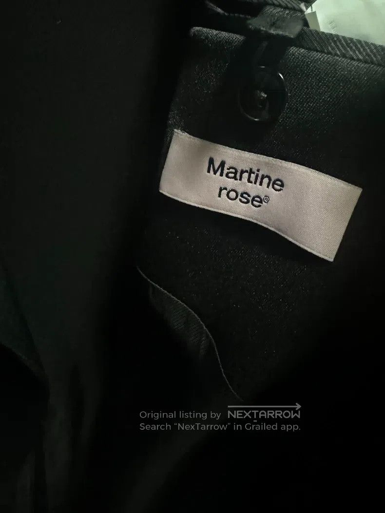 Martine Rose Martine Rose Black Oversized Pleated Slant-Button Suit Size 46R - 4 Thumbnail