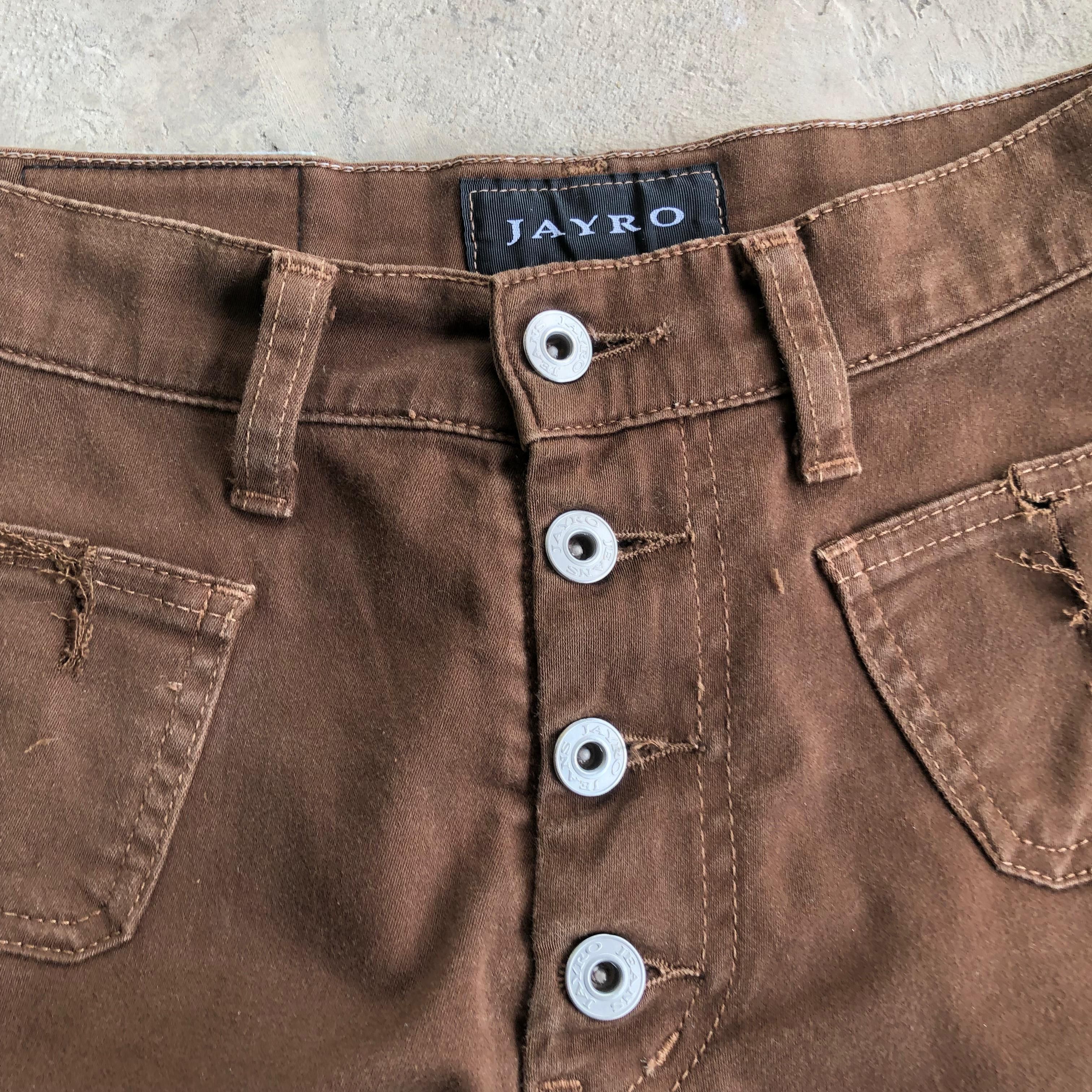 14th Addiction × If Six Was Nine × Le Grande Bleu (L.G.B.) Distressed Bell Bottom Pants Size US 28 / EU 44 - 5 Thumbnail