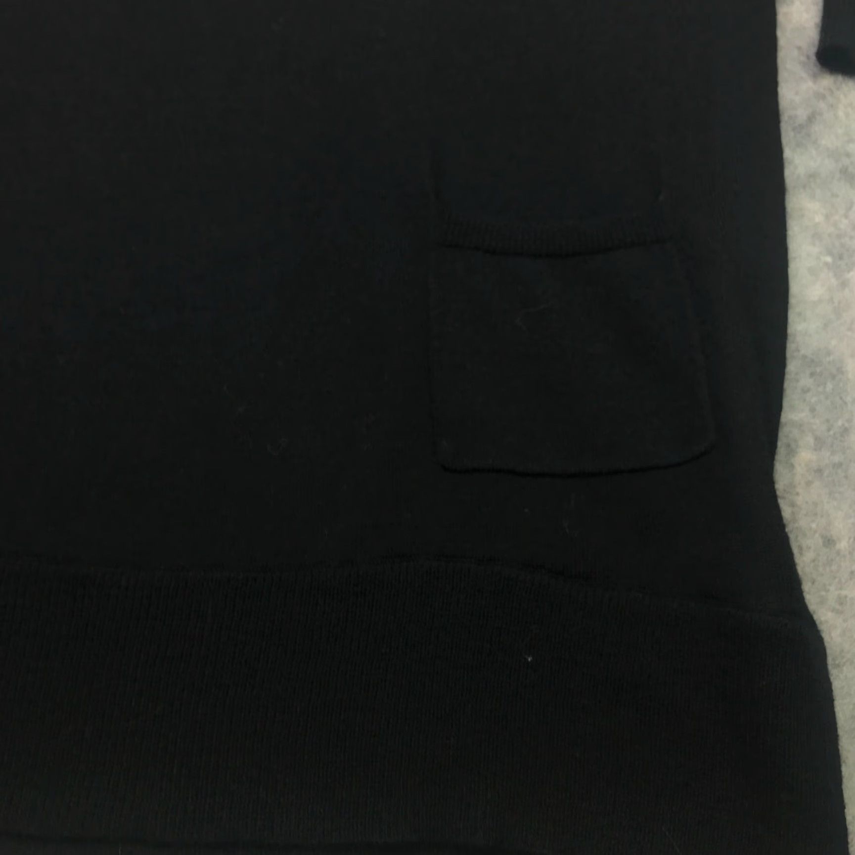 Vintage VINTAGE The Limited Womens Sweater Pullover Short Sleeve V-Neck Merino Wool Blend Black Large 1/2 Sleeve 90s Womens Size L / US 10 / IT 46 - 2 Thumbnail