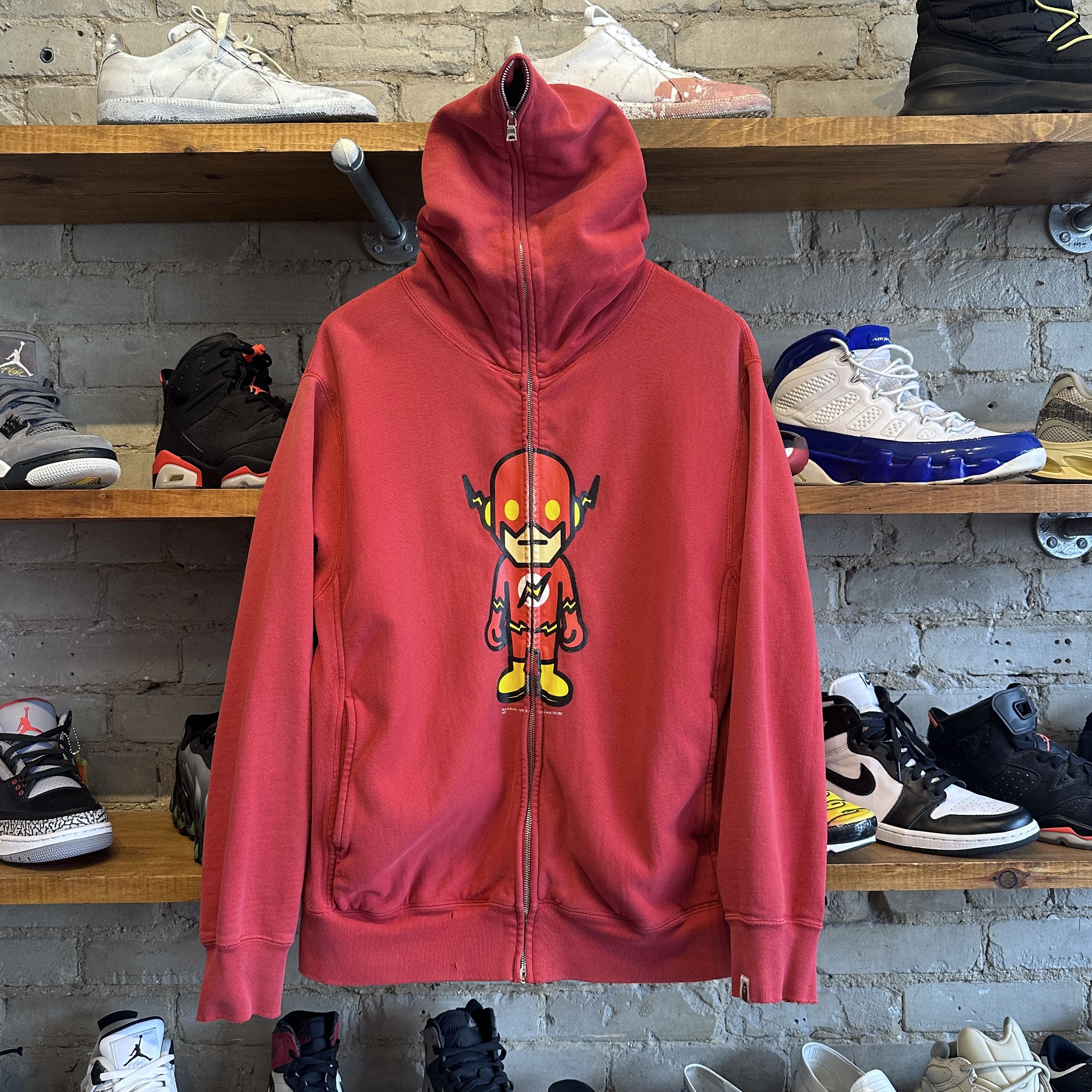 Bape 00s Bape x DC Comics Flash Zip Hoodie Size US M / EU 48-50 / 2 - 1 Thumbnail