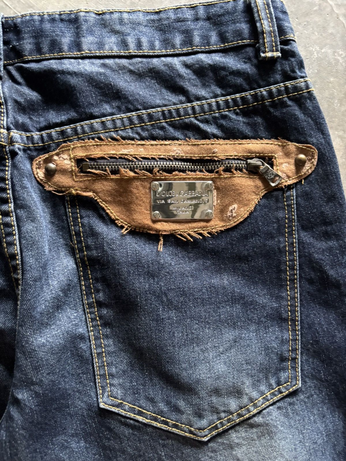 Dolce & Gabbana DOLCE GABBANA distressed archived jeans washed whiskered Size US 35 - 15 Thumbnail