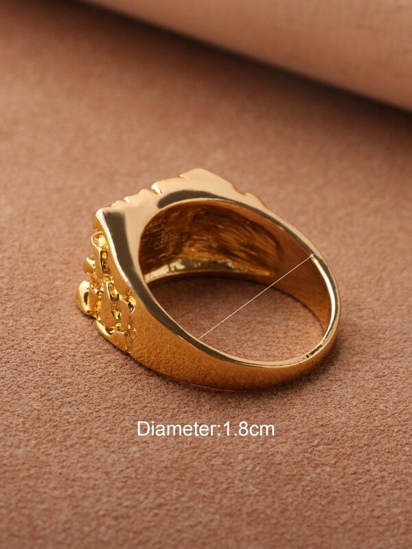 Jewelry x Vintage 2000S Retro Gold Y2K Ring, Men's
