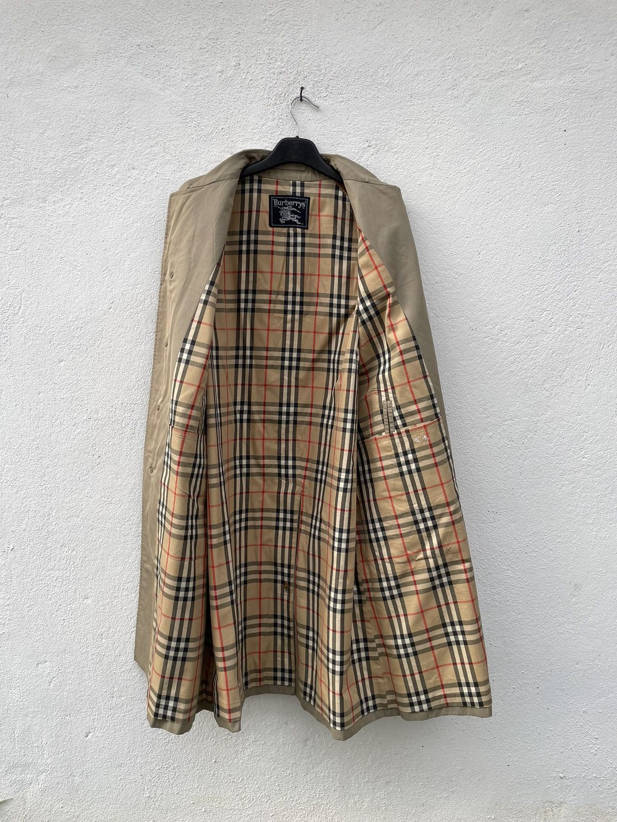 Burberry Prorsum Vintage Burberrys Over Coat Nova Check Lining Size US M / EU 48-50 / 2 - 1 Thumbnail