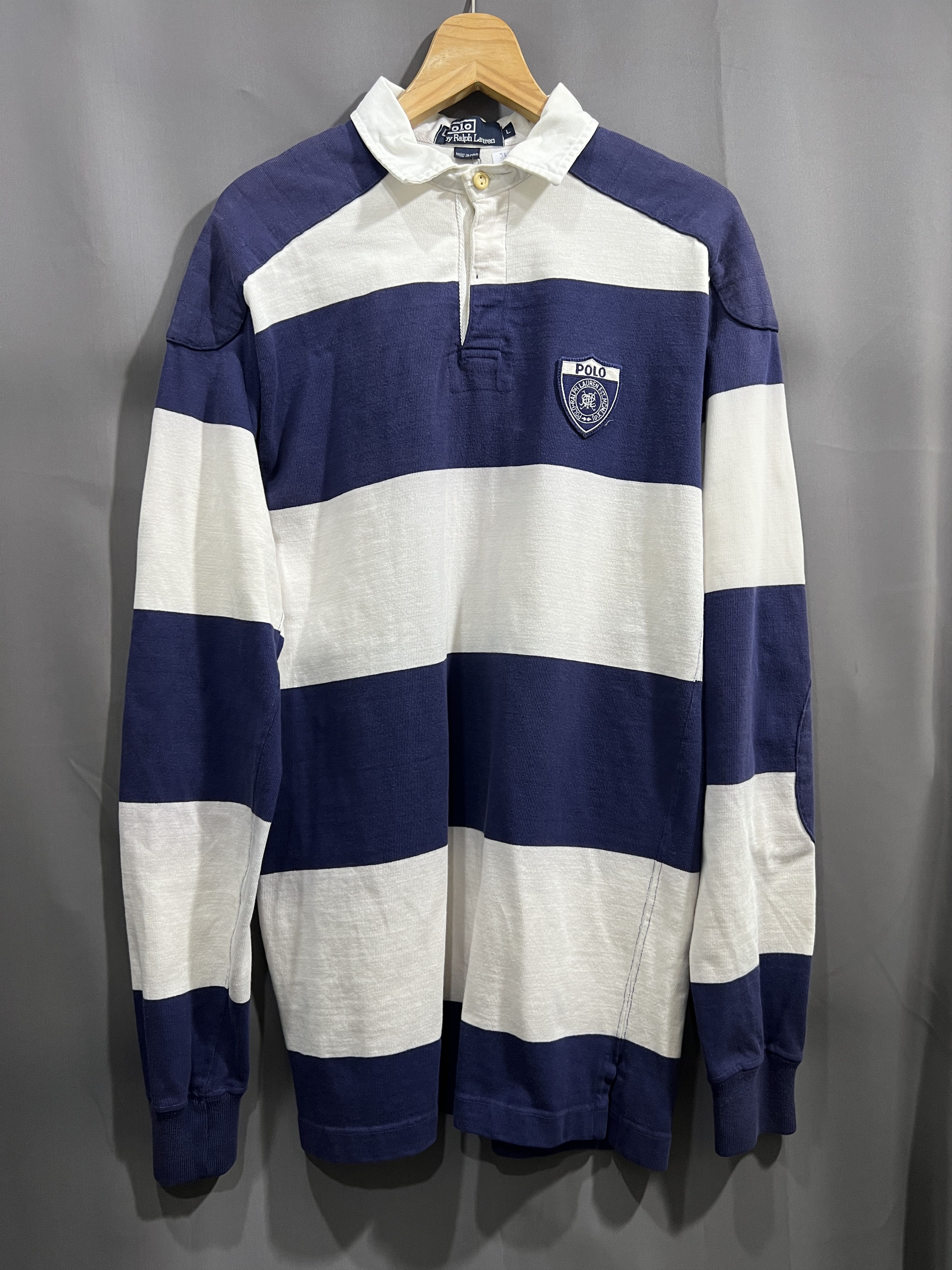 Vintage Polo Ralph Lauren L/S Rugby Shirt (L) JKA121