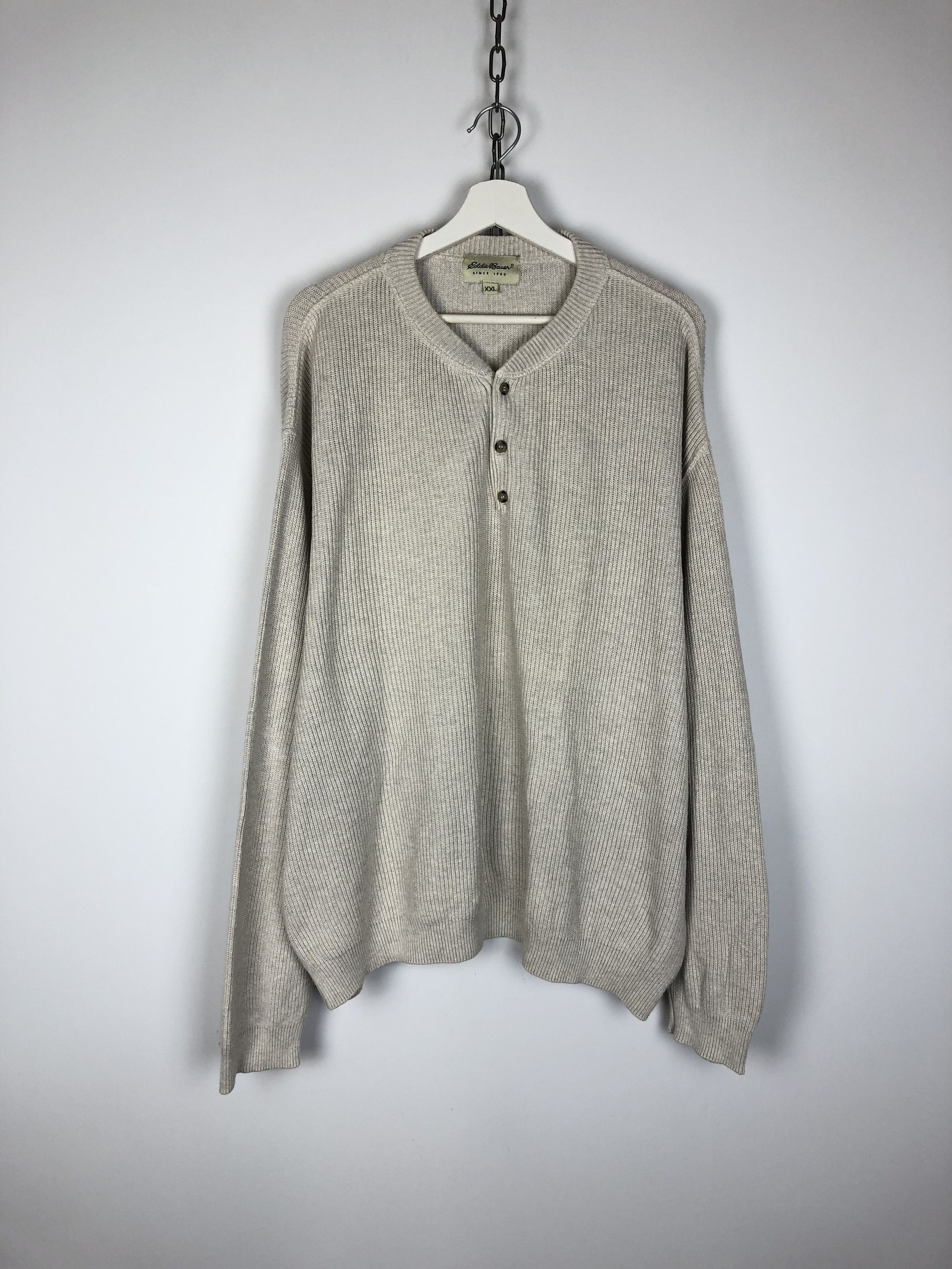 Eddie Bauer Eddie Bauer Knit Sweater Pullover Beige size XXL Size US XXL / EU 58 / 5 - 1 Thumbnail