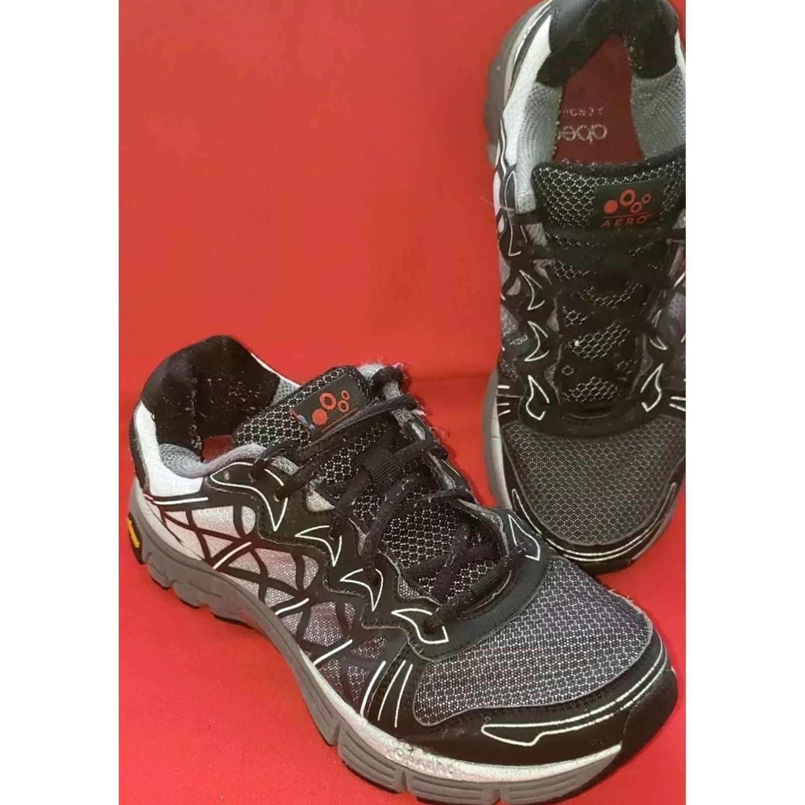 Vintage Abeo Aero Men Running Trail Hiking Orthotic Shoes 8M Black Rayse Model 2120 Size US 8 / EU 41 - 2 Thumbnail