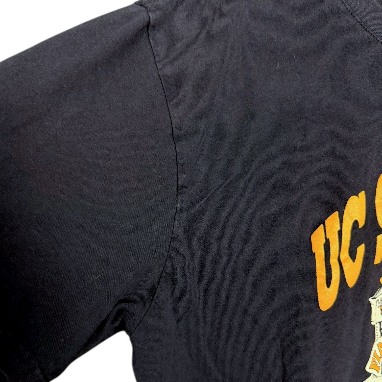 Vintage 90s UC Santa Cruz Slugs Blue & Yellow T Pulp Fiction
