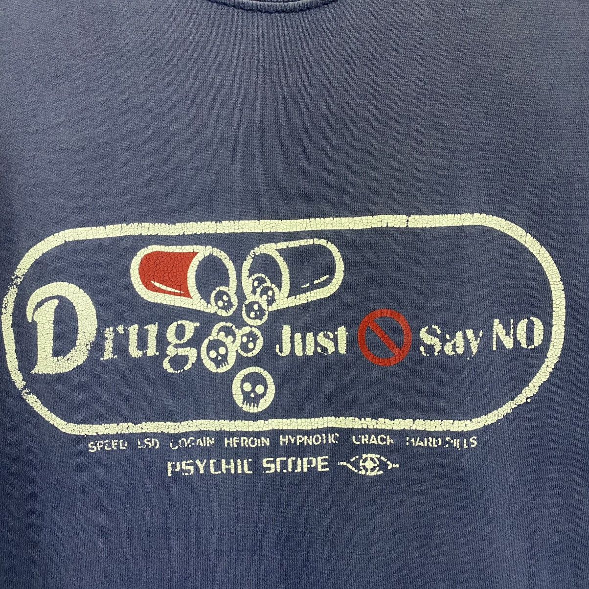 Japanese Brand Vintage 90s Drugs Just Say No Big Logo Shortsleeve Tee Size US S / EU 44-46 / 1 - 5 Thumbnail