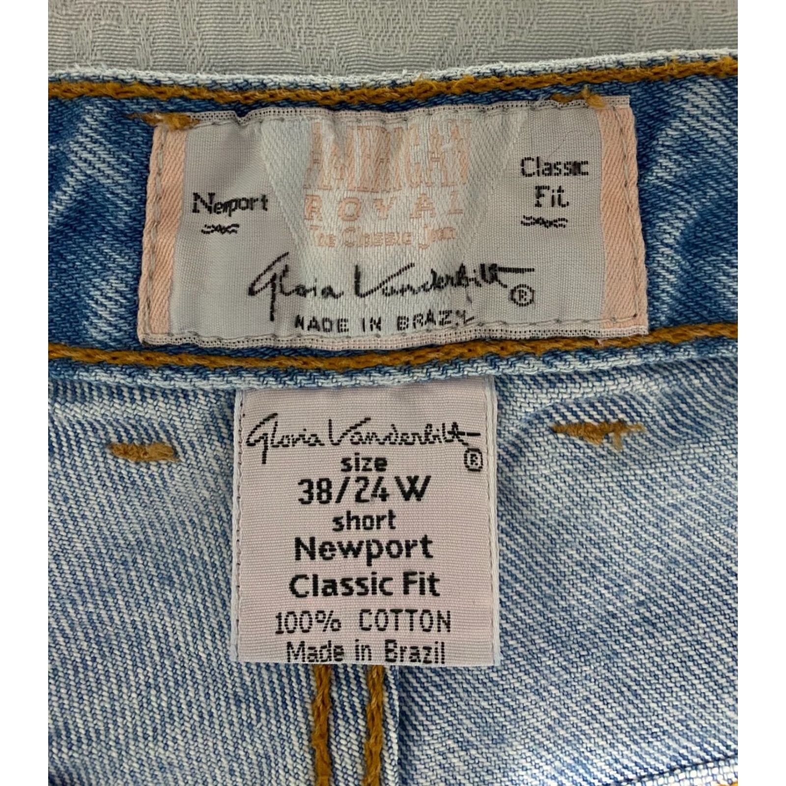Gloria Vanderbilt VINTAGE Gloria Vanderbilt Jeans Womens 24W Newport Classic Fit Tapered Blue Denim Size 25" / US 0 / IT 36 - 4 Thumbnail