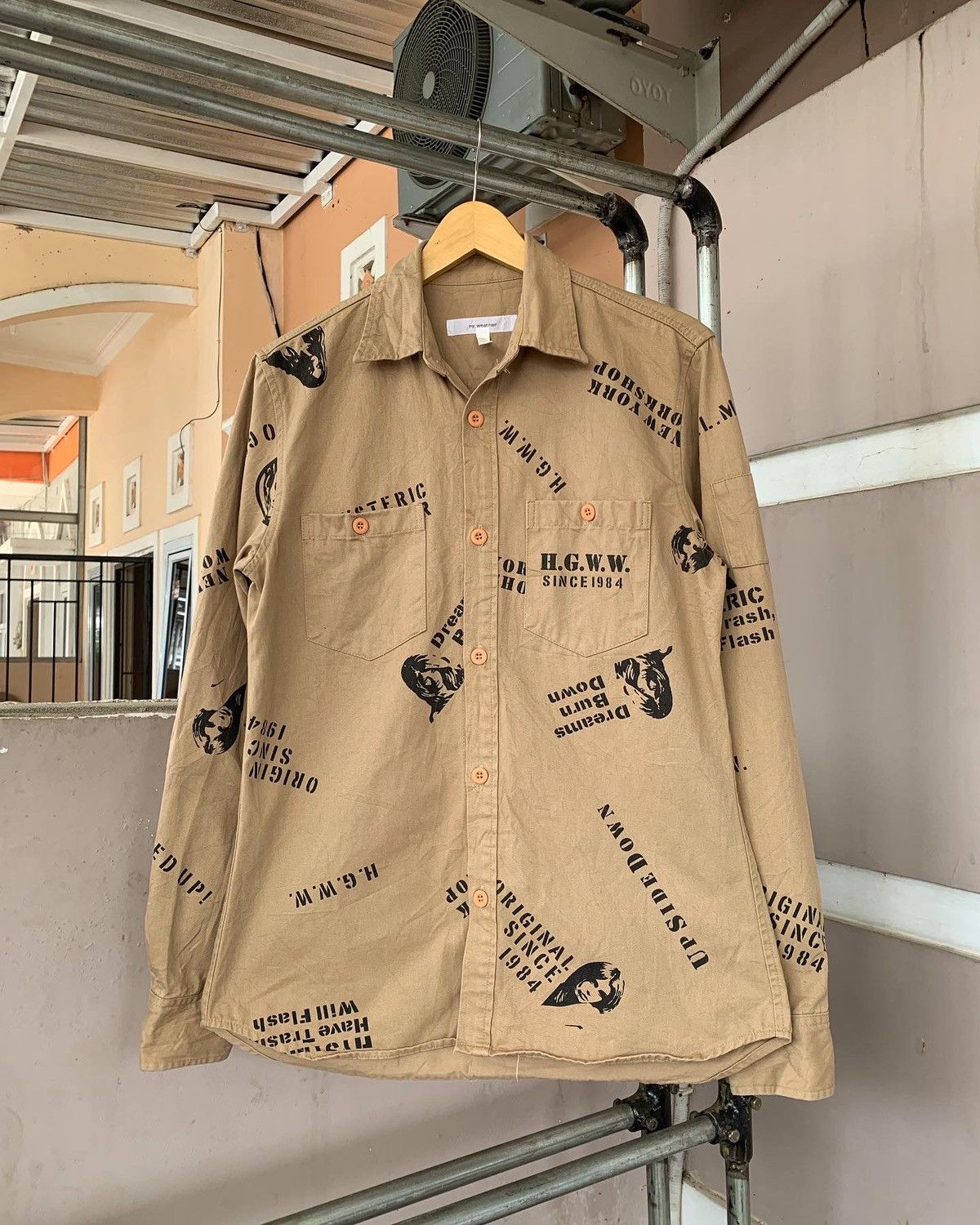 Hysteric Glamour Hysteric glamour " mr weather " work shirt Size US L / EU 52-54 / 3 - 1 Thumbnail
