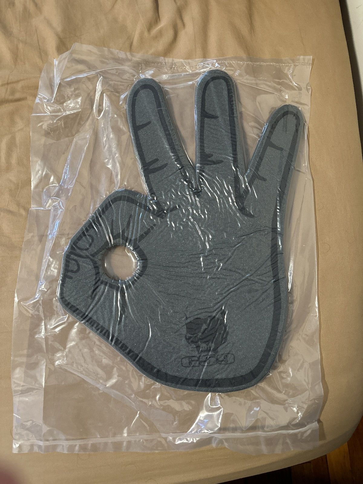 image of G59 Records x Pouya Uicideboy Merch Greyday 2023 Foam Finger Threes Up, Men's