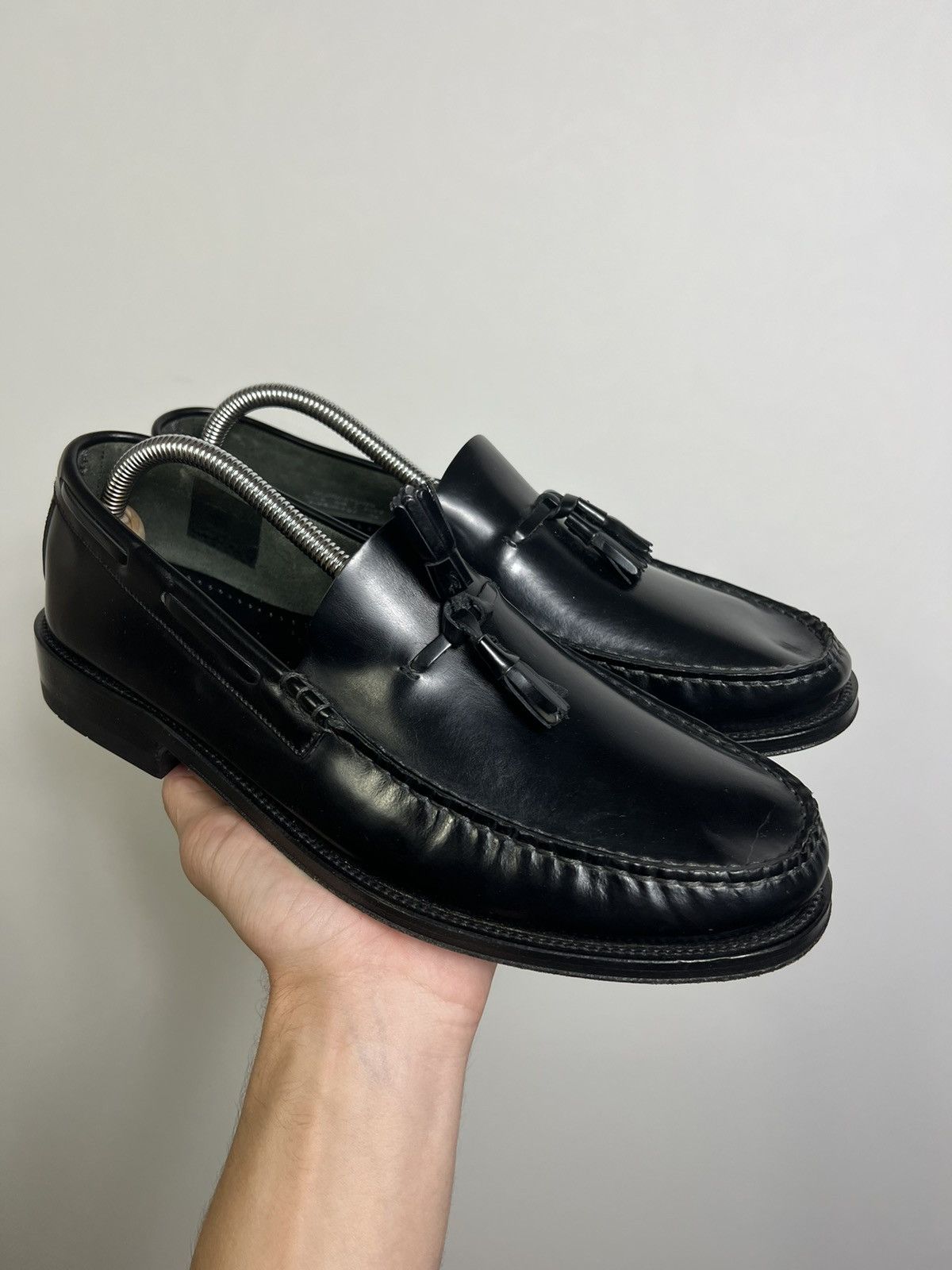 Church's Loake Leather Kiltie Georgetown Loafers Hand Made England Size US 8.5 / EU 41-42 - 2 Thumbnail