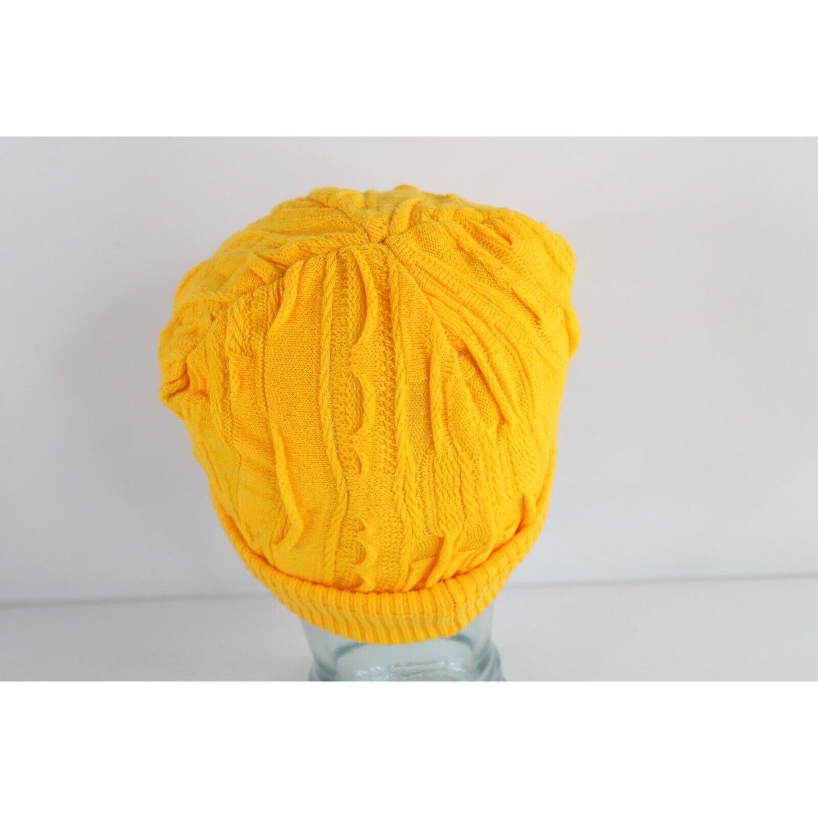 Vintage Vintage 90s Coogi Style Textured Knit Winter Beanie Hat Cap Size ONE SIZE - 3 Thumbnail