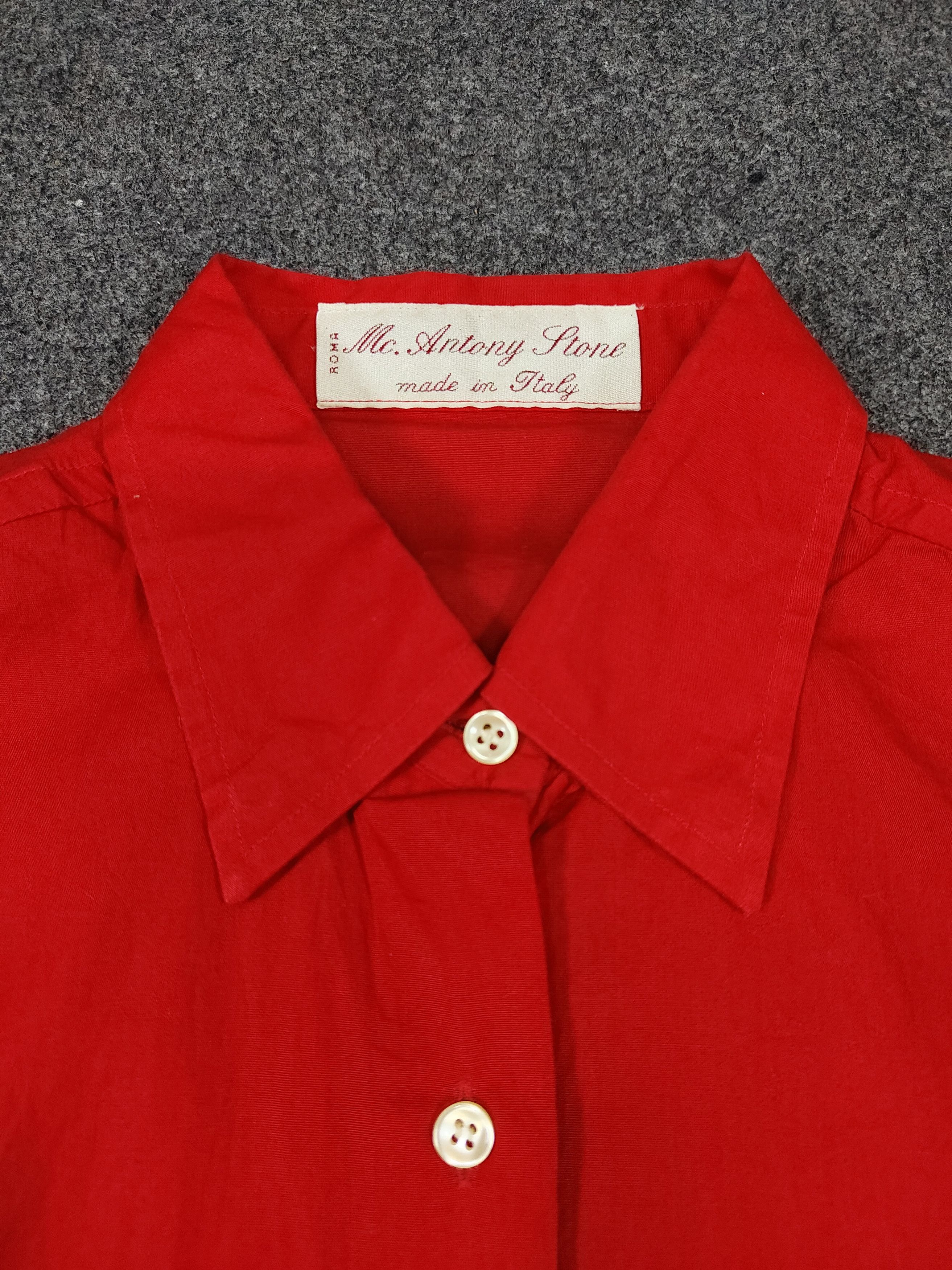 Marc Anthony 80s MC. Antony 🇮🇹 Florence Tailored Bold Classic Shirt Size M / US 6-8 / IT 42-44 - 7 Thumbnail