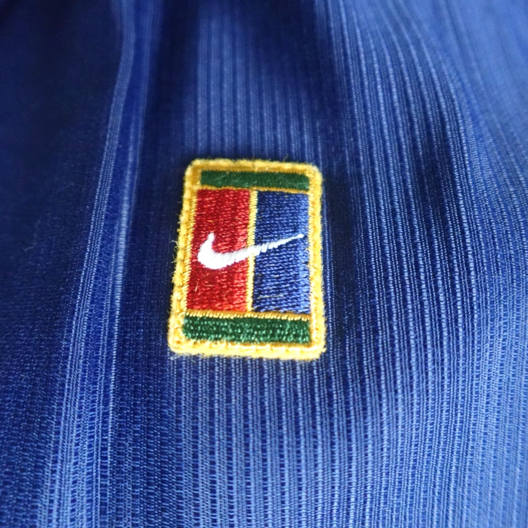 Nike VINTAGE Nike Court Jacket Windbreaker 2XL Blue Full Zip Mens Jacket Size US XXL / EU 58 / 5 - 7 Thumbnail