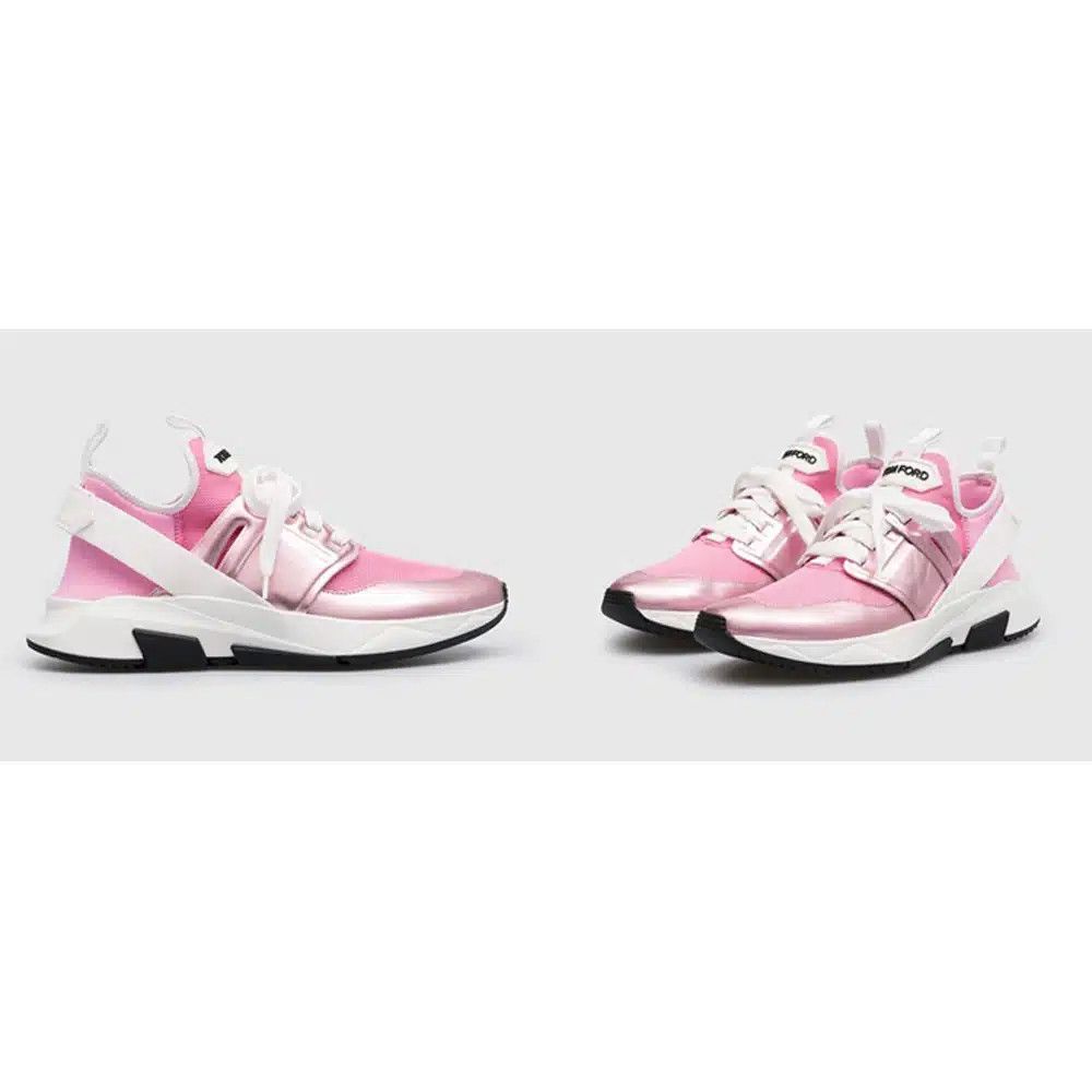 Tom Ford o1loc1c1124 W2818 Low-Top Sneakers in Pink Size US 7 / IT 37 - 5 Thumbnail