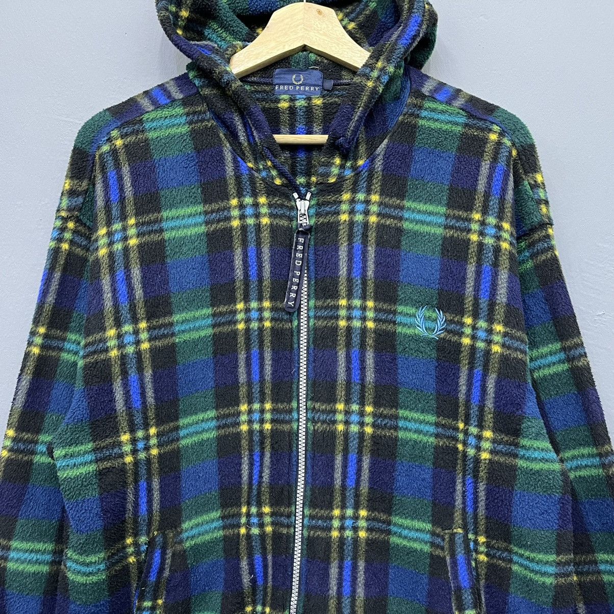 Fred Perry Fred Perry Polartec Fleece Hooded Jacket Size US M / EU 48-50 / 2 - 3 Thumbnail