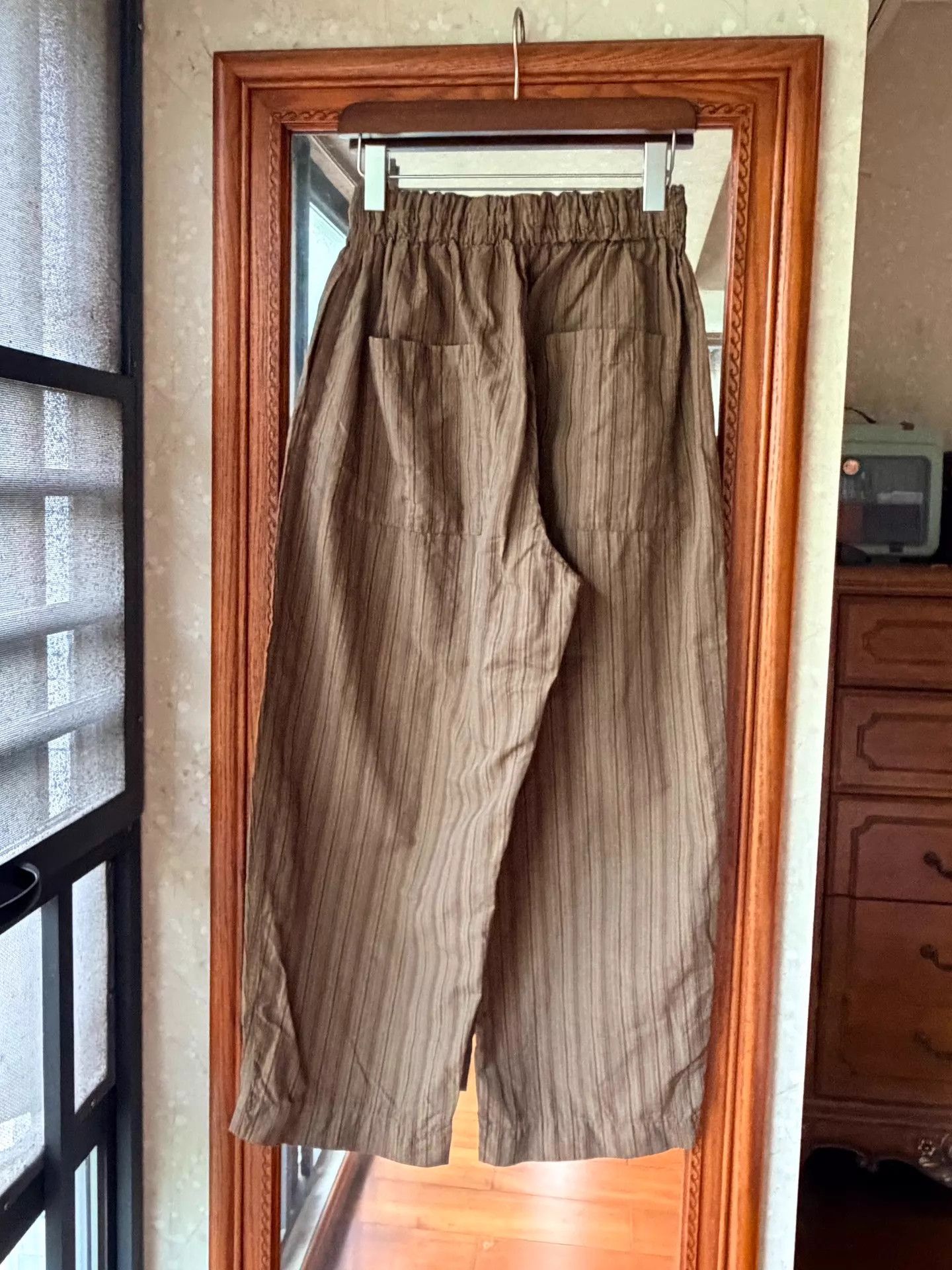 Other Jisifang new tagless linen-cotton chino subtle stripe art Size 26" / US 2 / IT 38 - 3 Thumbnail