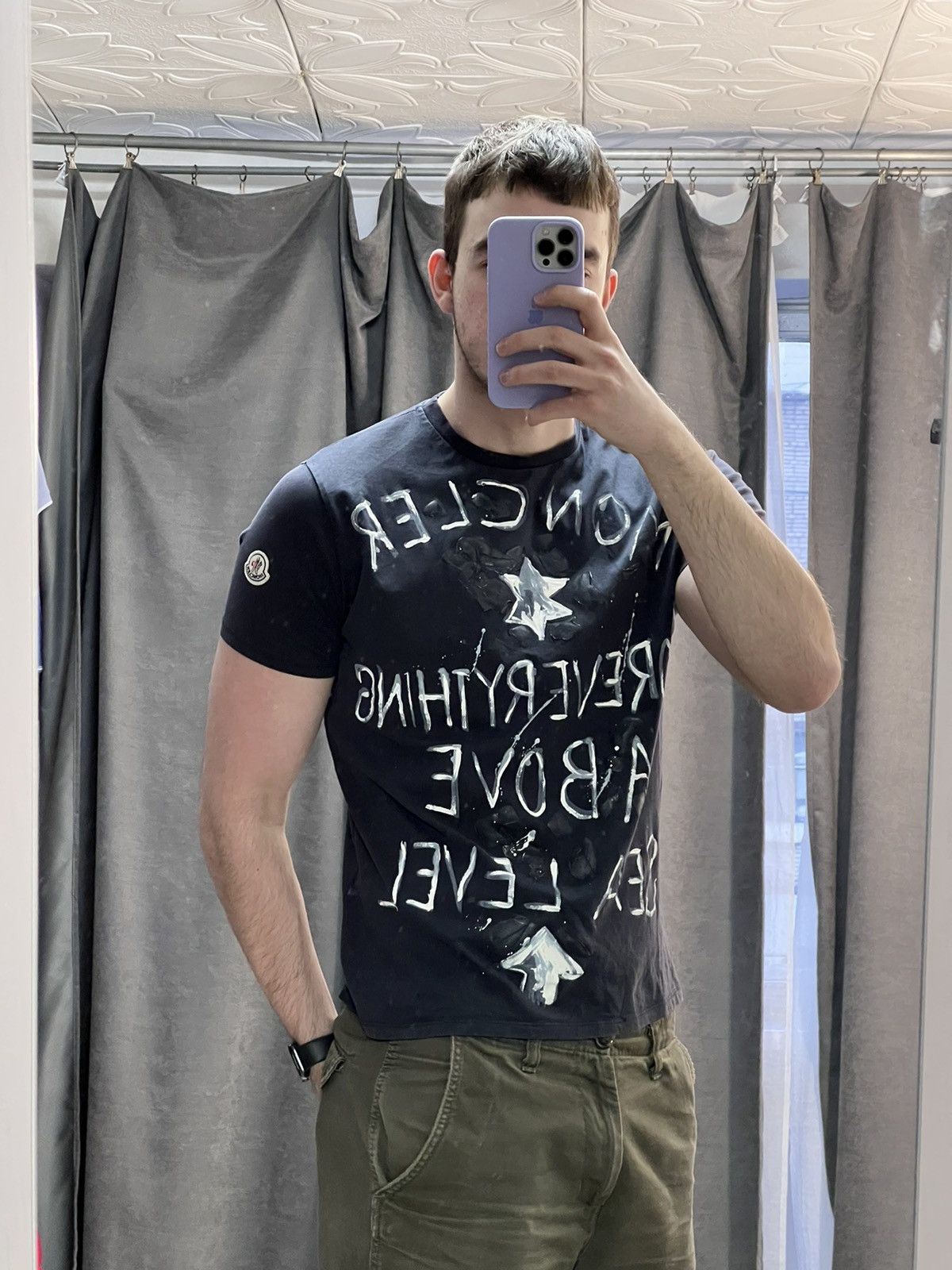 Moncler Moncler Foreverything Above Sea Level T Shirt Logo Size US S / EU 44-46 / 1 - 2 Thumbnail