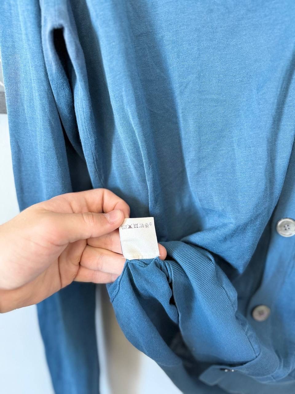 Hermes HERMES COTTON CARDIGAN BLUE SIZE LARGE Size US L / EU 52-54 / 3 - 10 Thumbnail