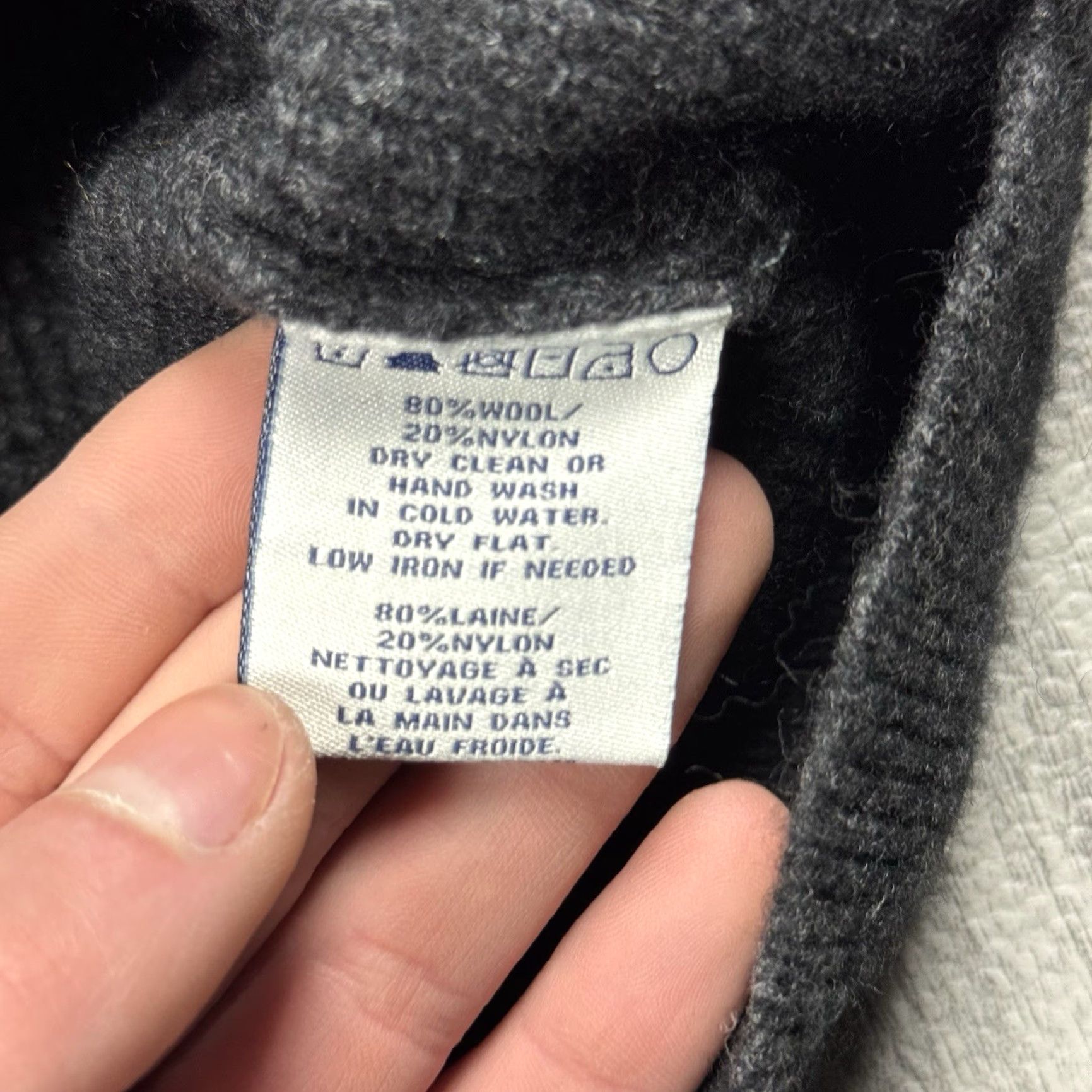 Schott SCHOTT BROS Wool Blend Waffle Knit Sweater Mens L Dark Gray Shawl Collar Pullover Vintage-Style Preppy 20s 30s 40s Theme Size US L / EU 52-54 / 3 - 4 Thumbnail