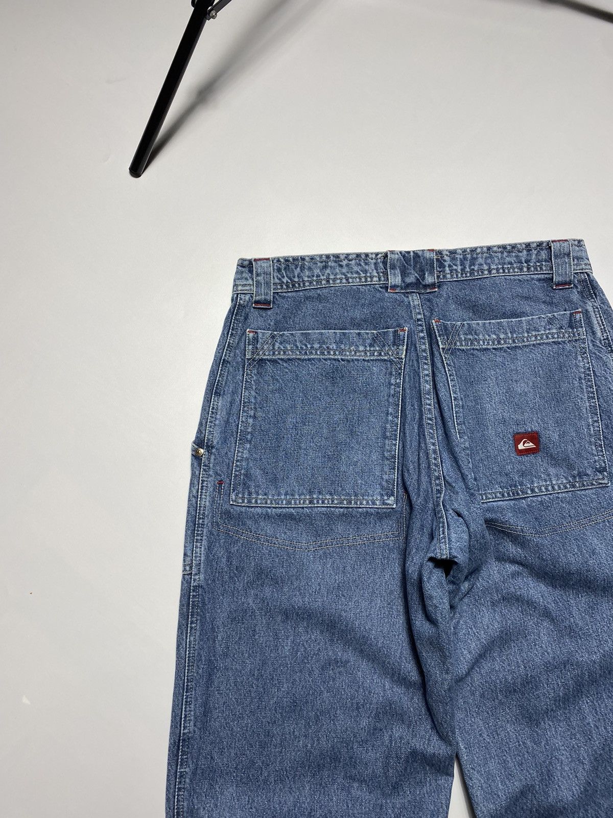 JNCO × Quiksilver × Vintage Vintage Quicksilver baggy rap oversized prison denim jeans Size US 31 - 2 Thumbnail
