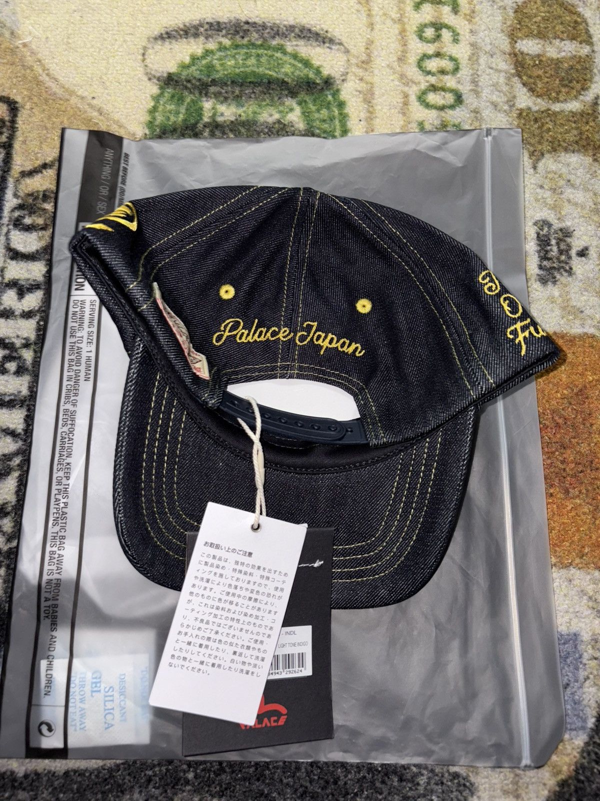 Evisu × Palace Palace x Evisu Snapback Reverse Indigo Wash Size ONE SIZE - 2 Thumbnail