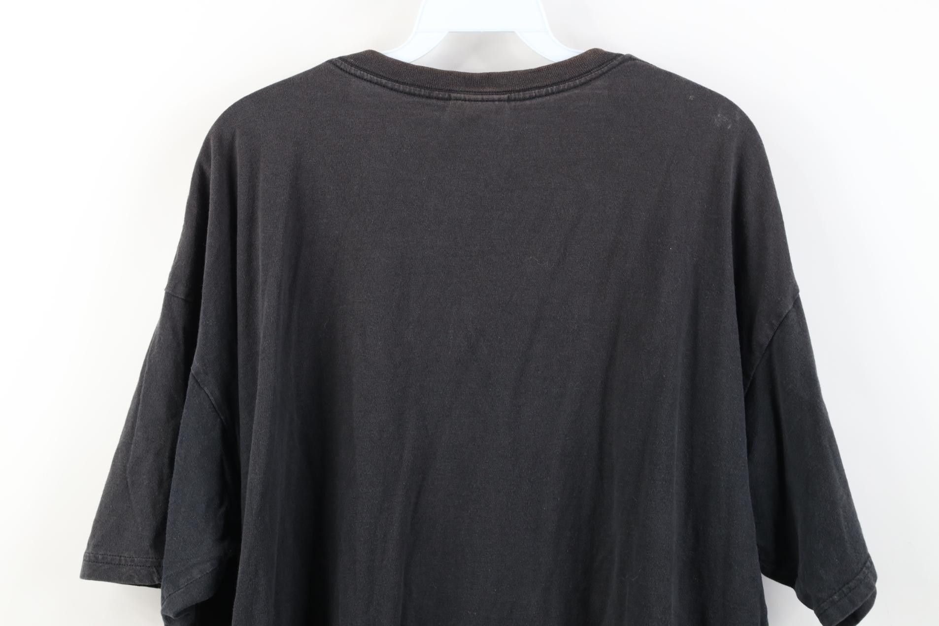 Nike Vintage Y2K Nike Sun Travis Scott Mini Swoosh T-Shirt Black Size US XL / EU 56 / 4 - 13 Thumbnail