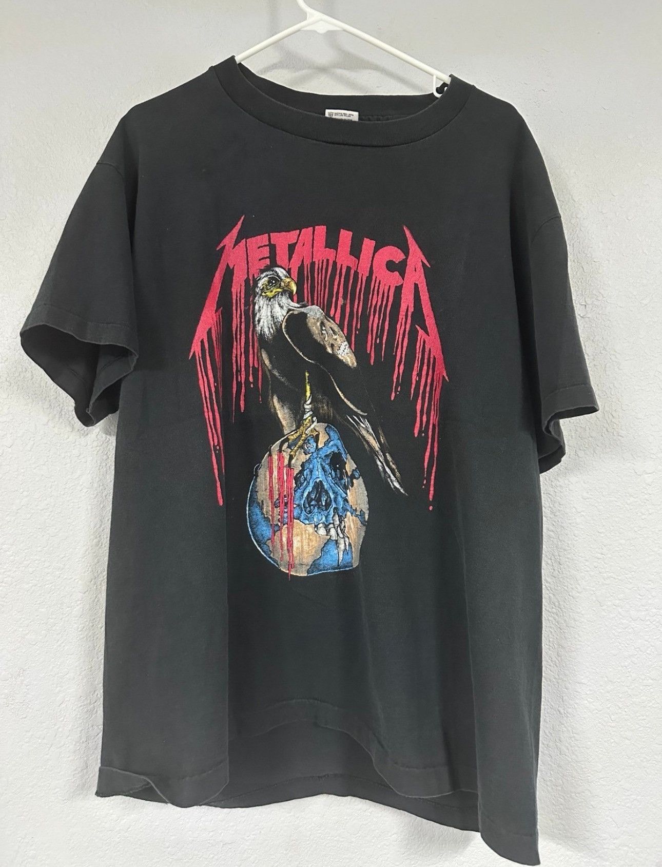 Metallica × Vintage Vintage Metallica 1994 Eagle Pushead Size US XL / EU 56 / 4 - 1 Thumbnail
