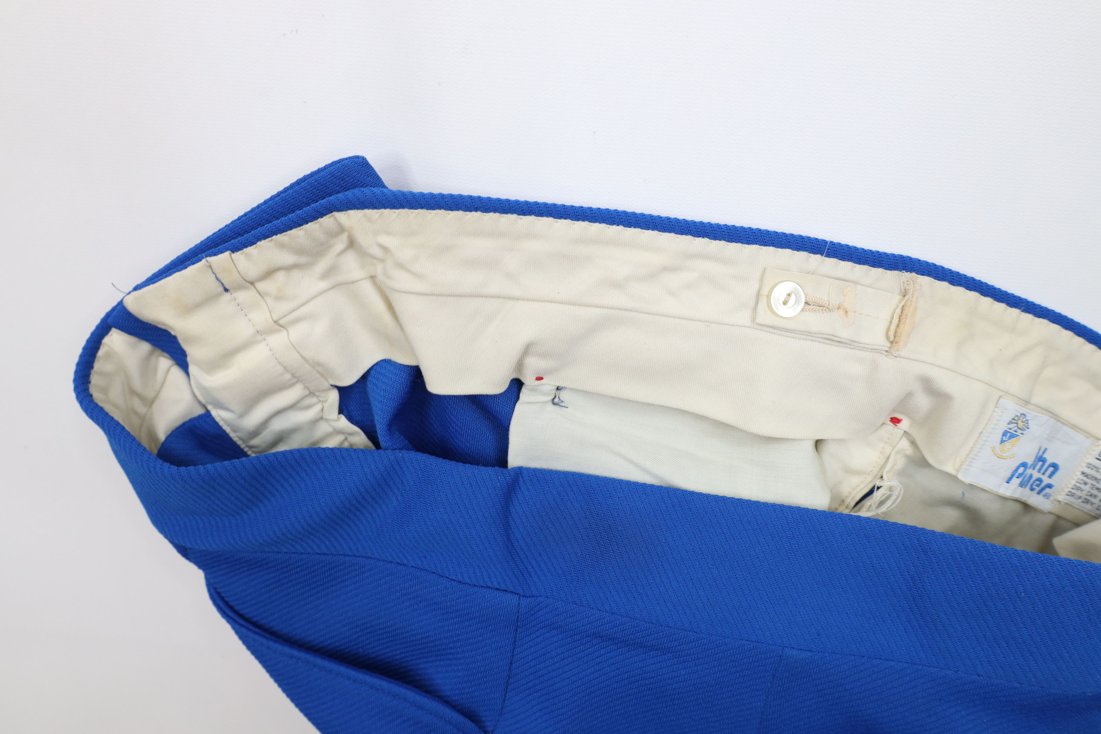 Vintage Vintage 70s Streetwear Wide Leg Chino Pants Royal Blue USA Size US 38 / EU 54 - 8 Thumbnail