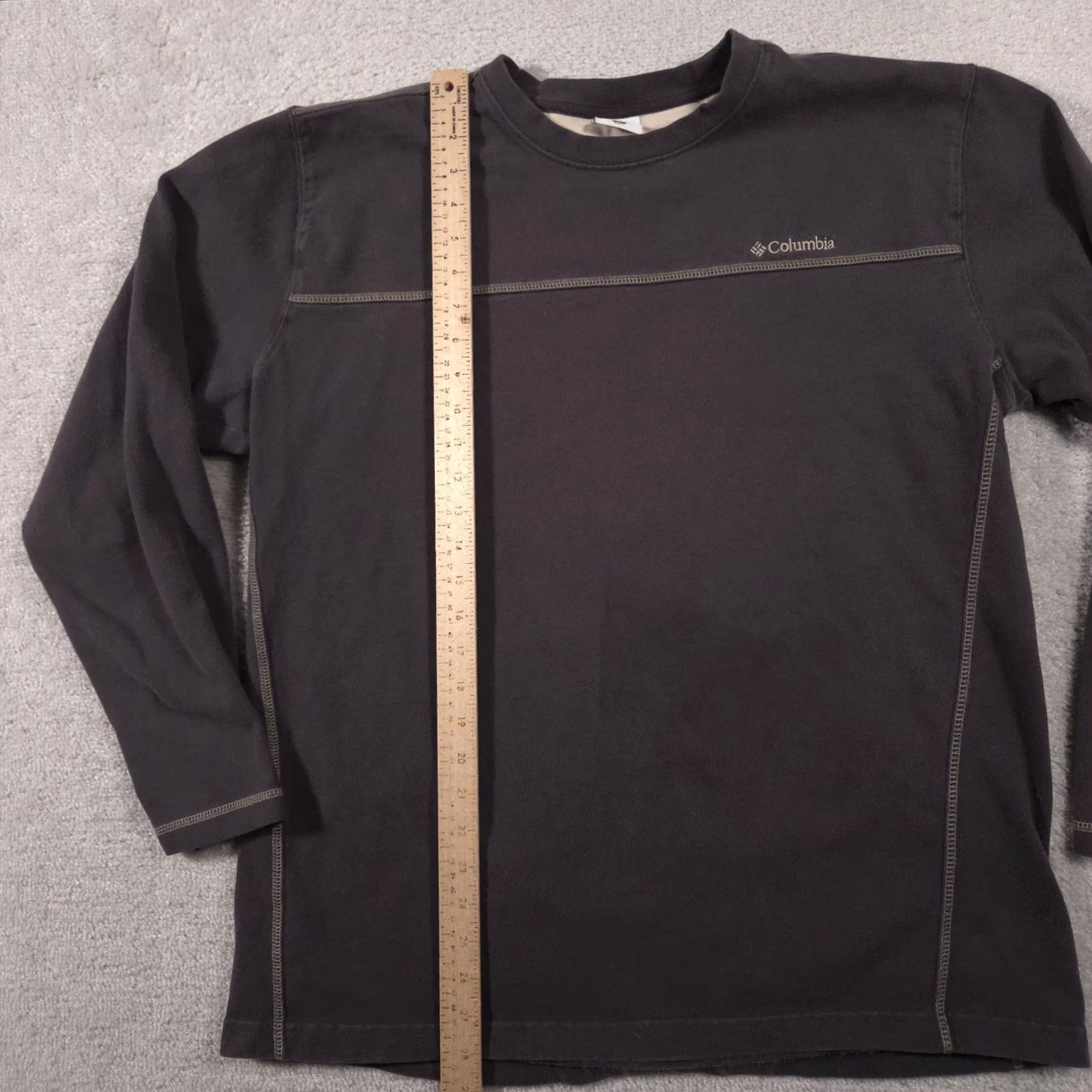 Logo 7 VINTAGE Columbia Shirt Mens XL Gray Long Sleeve Crewneck Outdoor Hiking Logo Size US XL / EU 56 / 4 - 7 Thumbnail